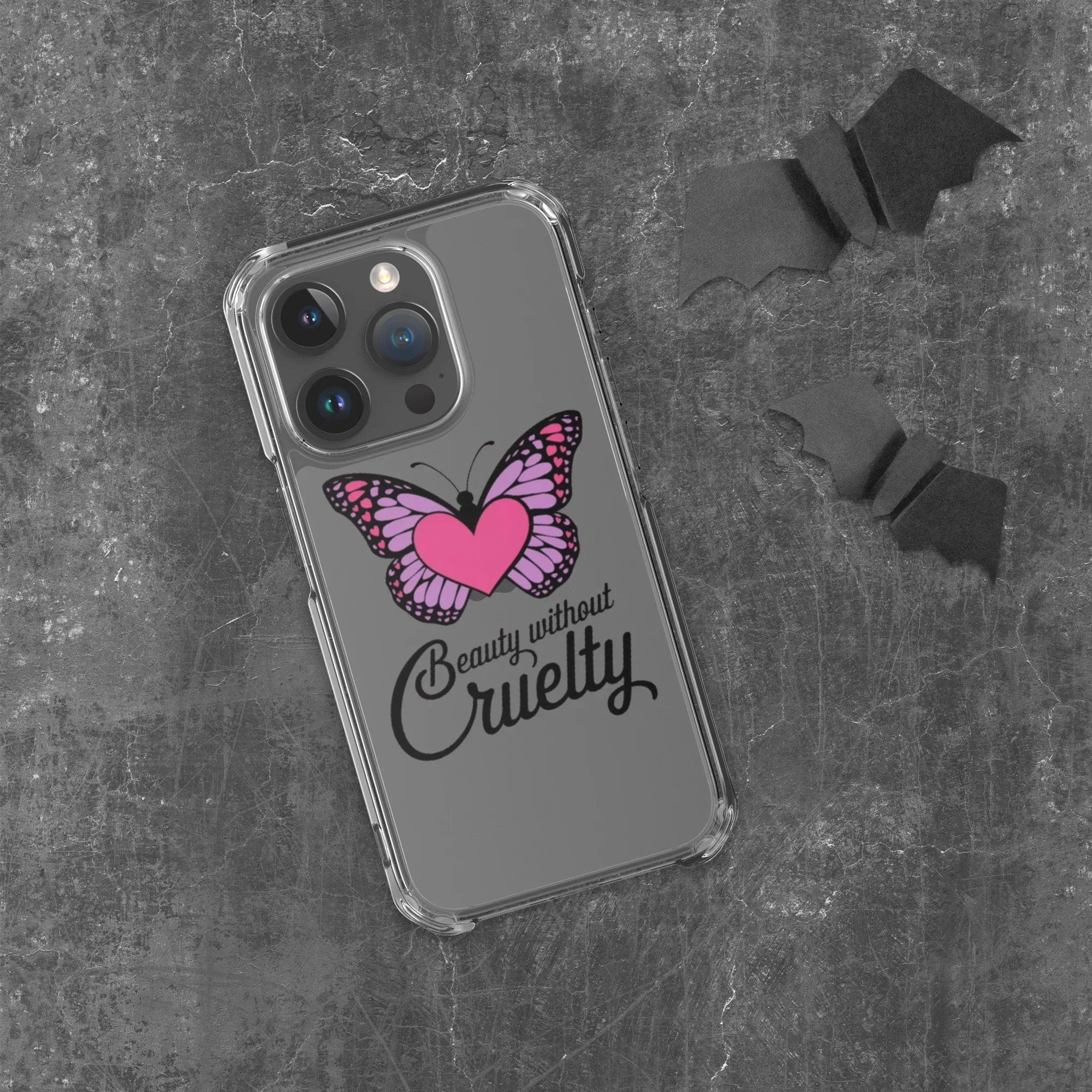 Beauty Without Cruelty Sticker – Pink & Purple Butterfly Decal - RaZits