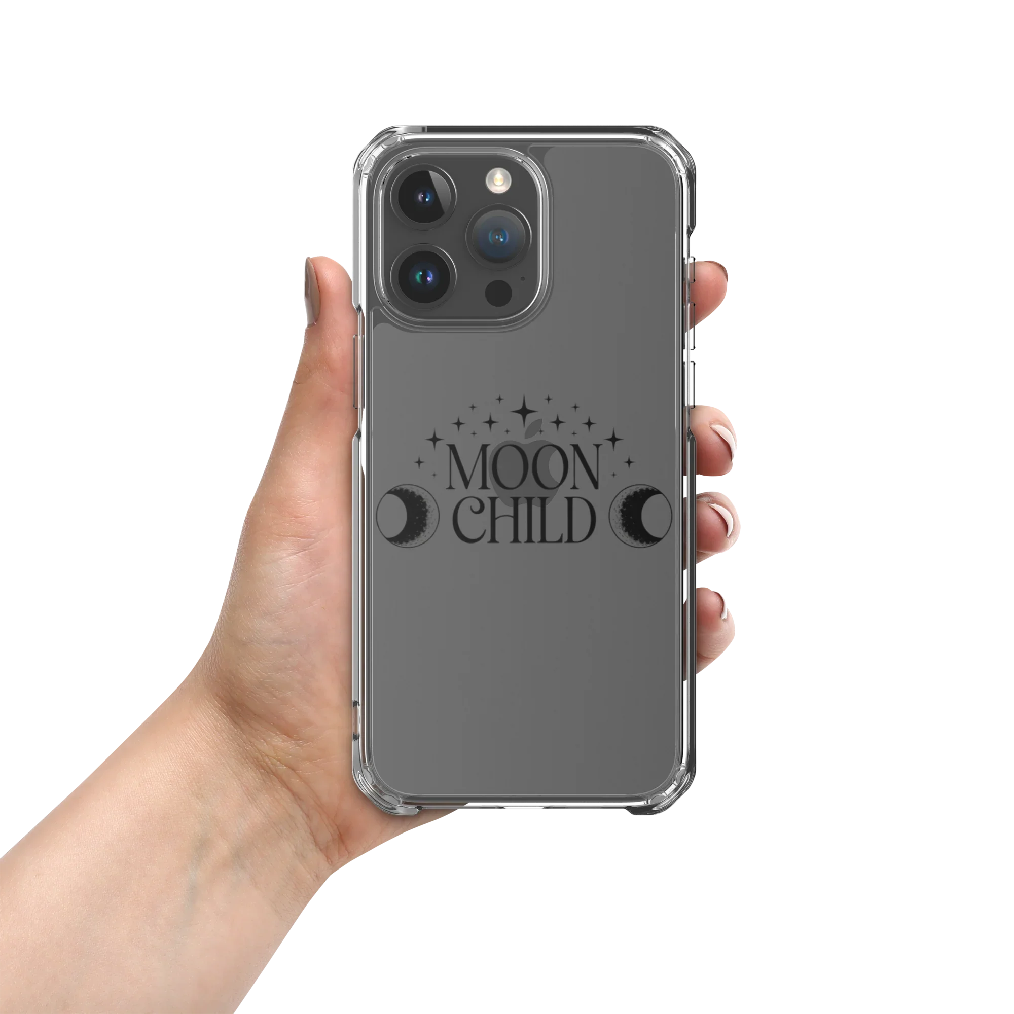 Moon Child iPhone Case – Lunar Phases & Stars - RaZits