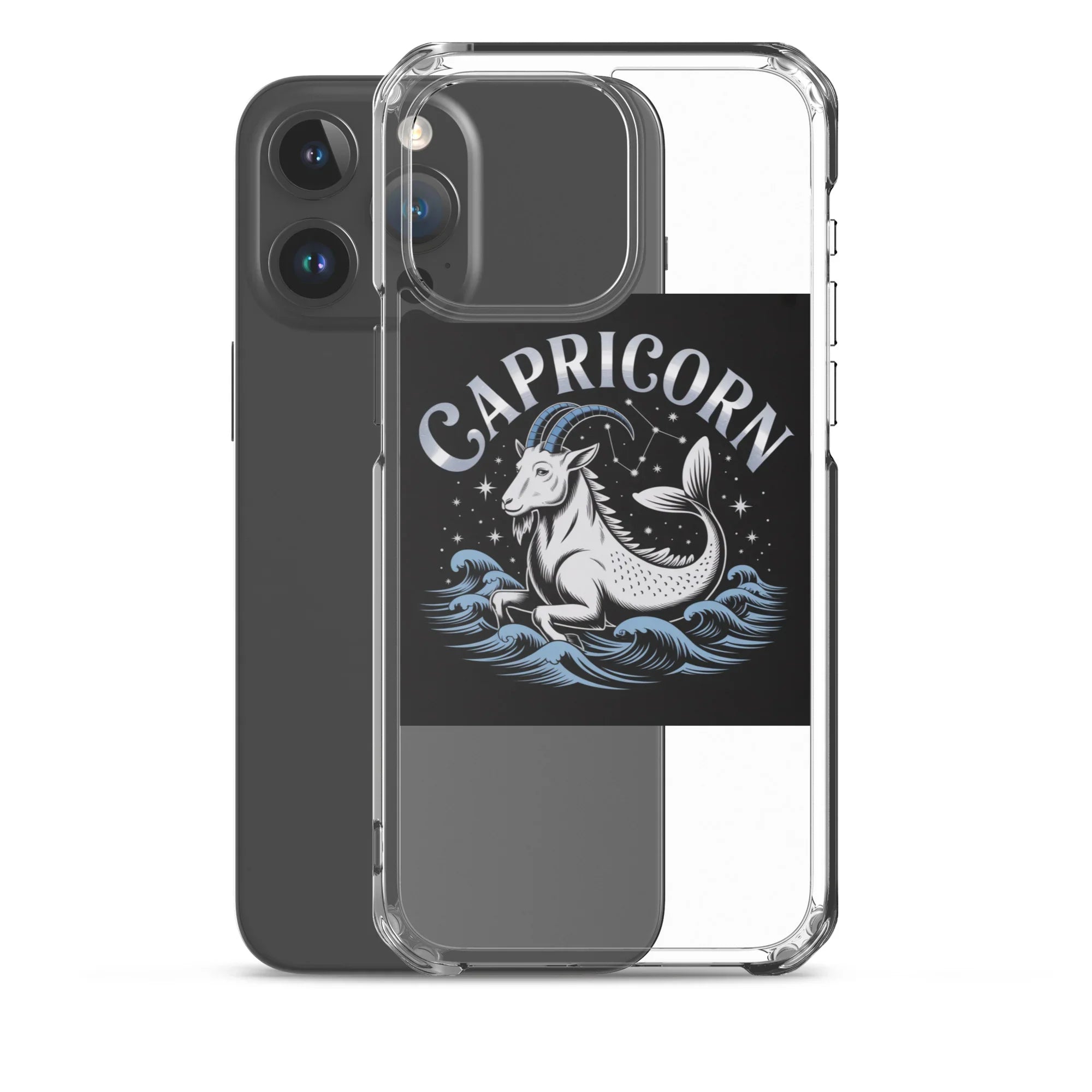 Capricorn iPhone Case – Sea Goat on the Stars - RaZits
