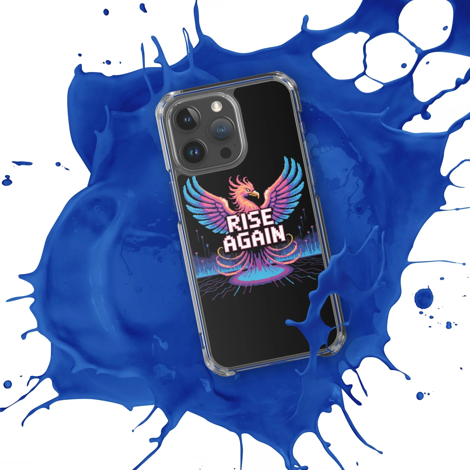 Rise Again Phoenix Pixel Gaming Phone Case - RaZits