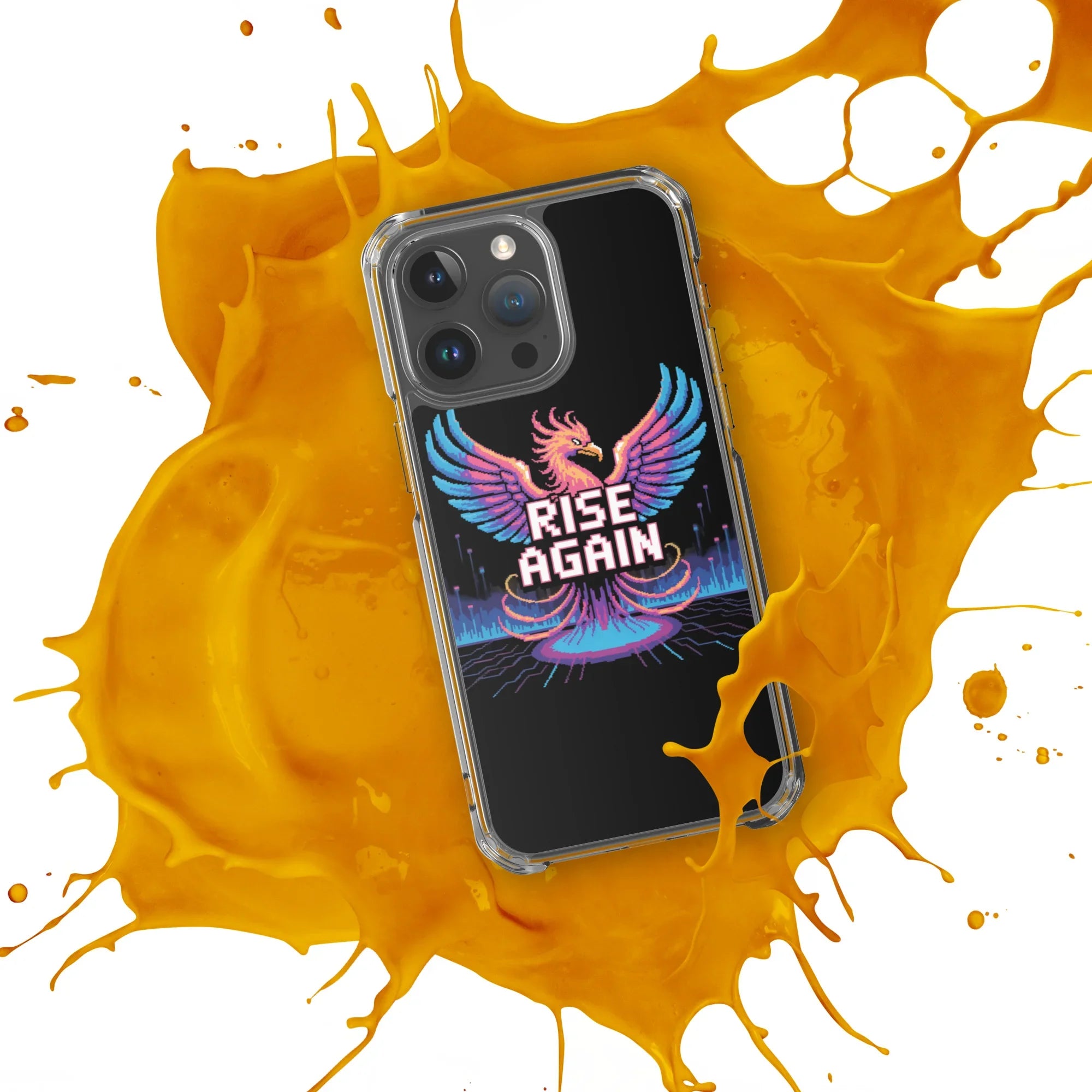 Rise Again Phoenix Pixel Gaming Phone Case - RaZits
