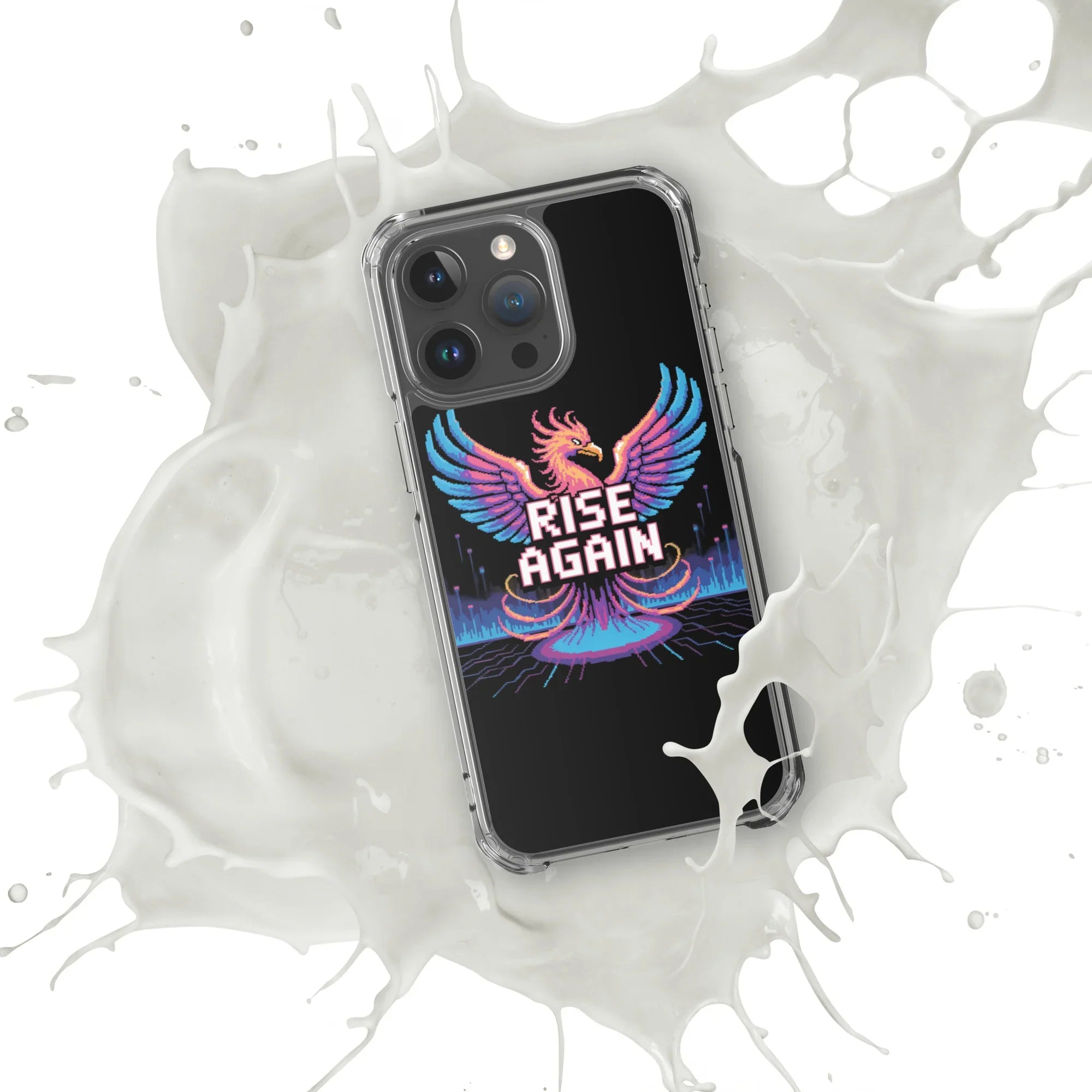 Rise Again Phoenix Pixel Gaming Phone Case - RaZits