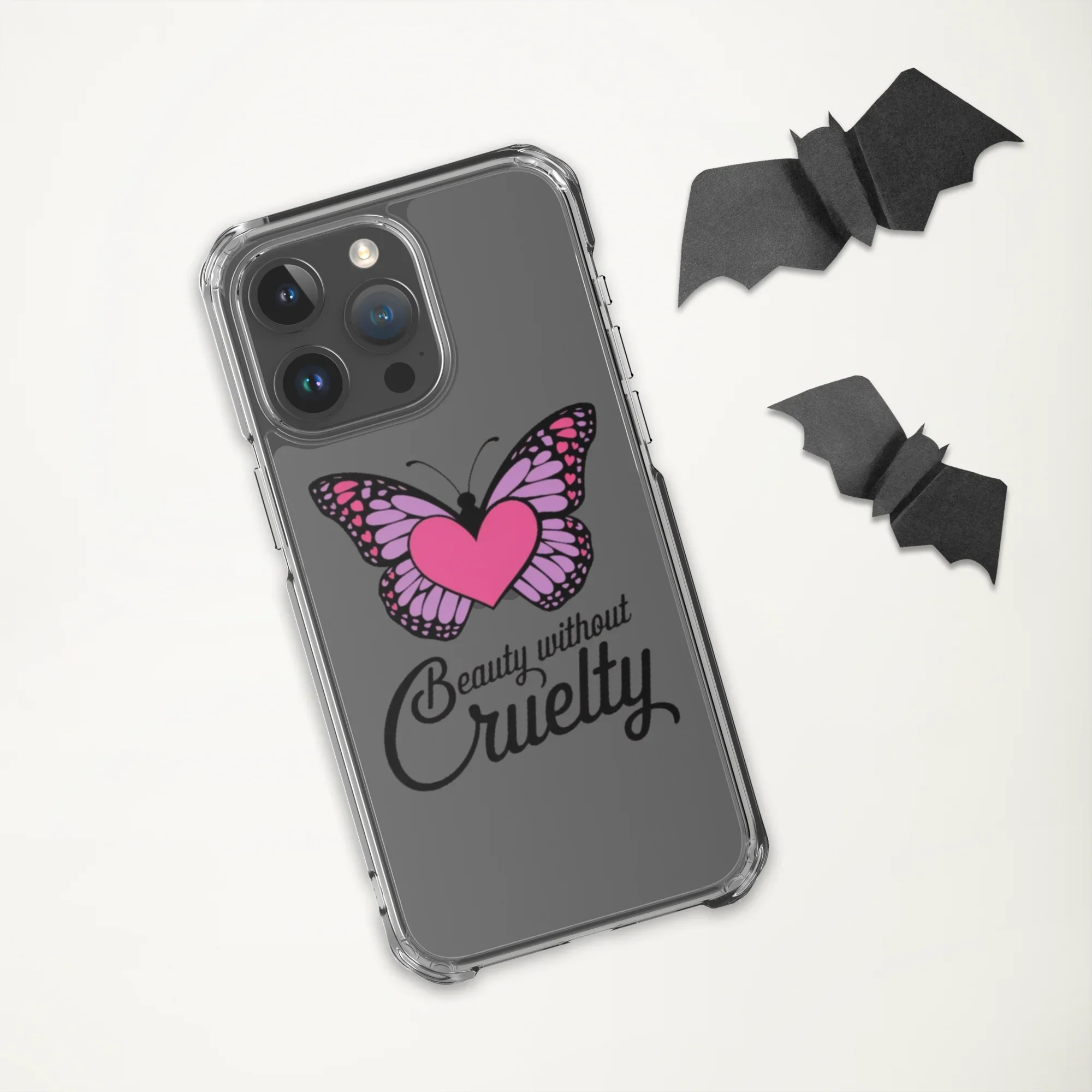 Beauty Without Cruelty Sticker – Pink & Purple Butterfly Decal - RaZits