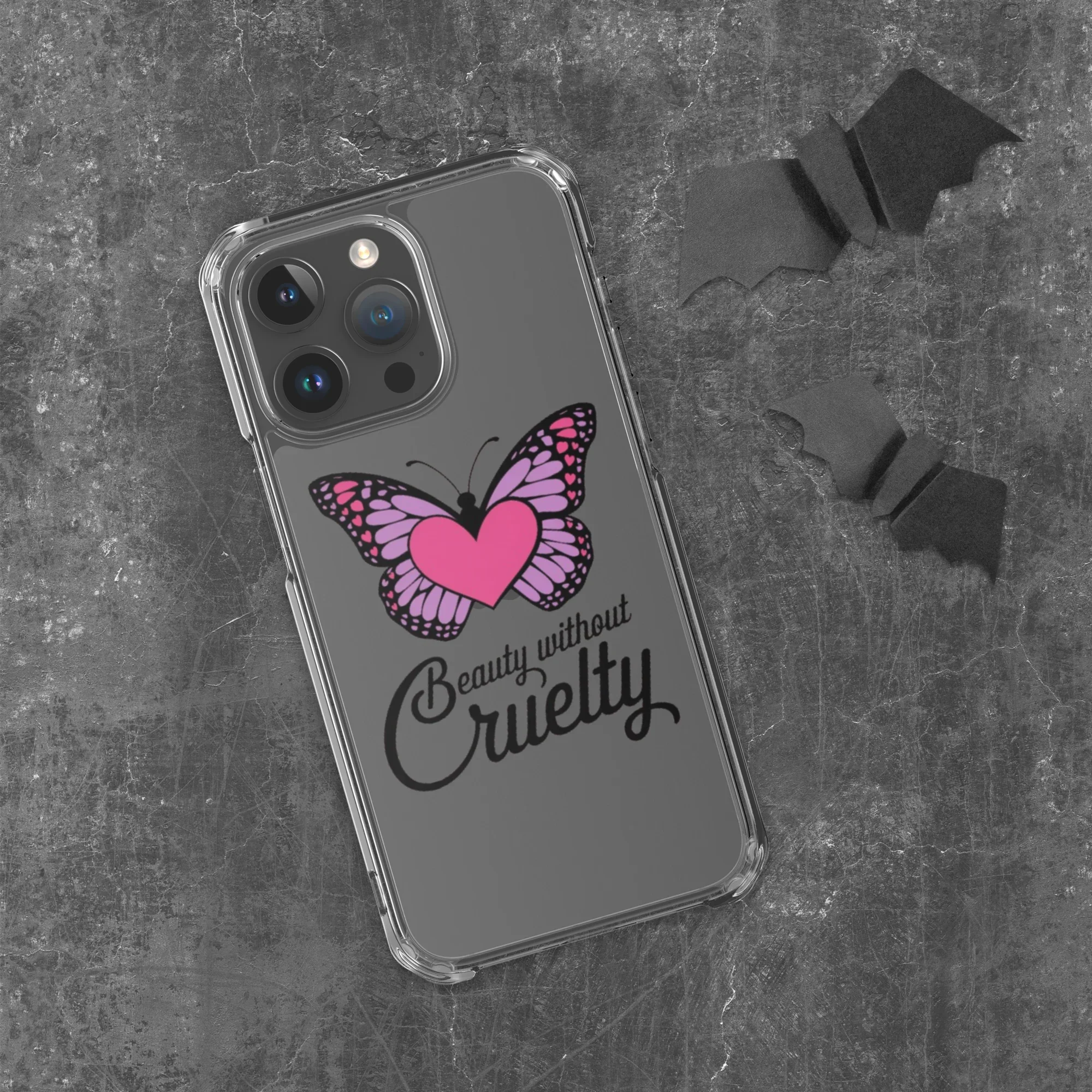 Beauty Without Cruelty Sticker – Pink & Purple Butterfly Decal - RaZits