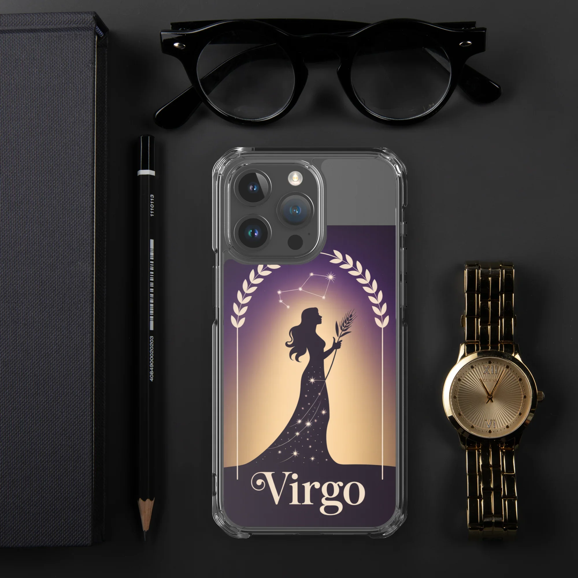 Virgo iPhone Case – Celestial Goddess Silhouette - RaZits