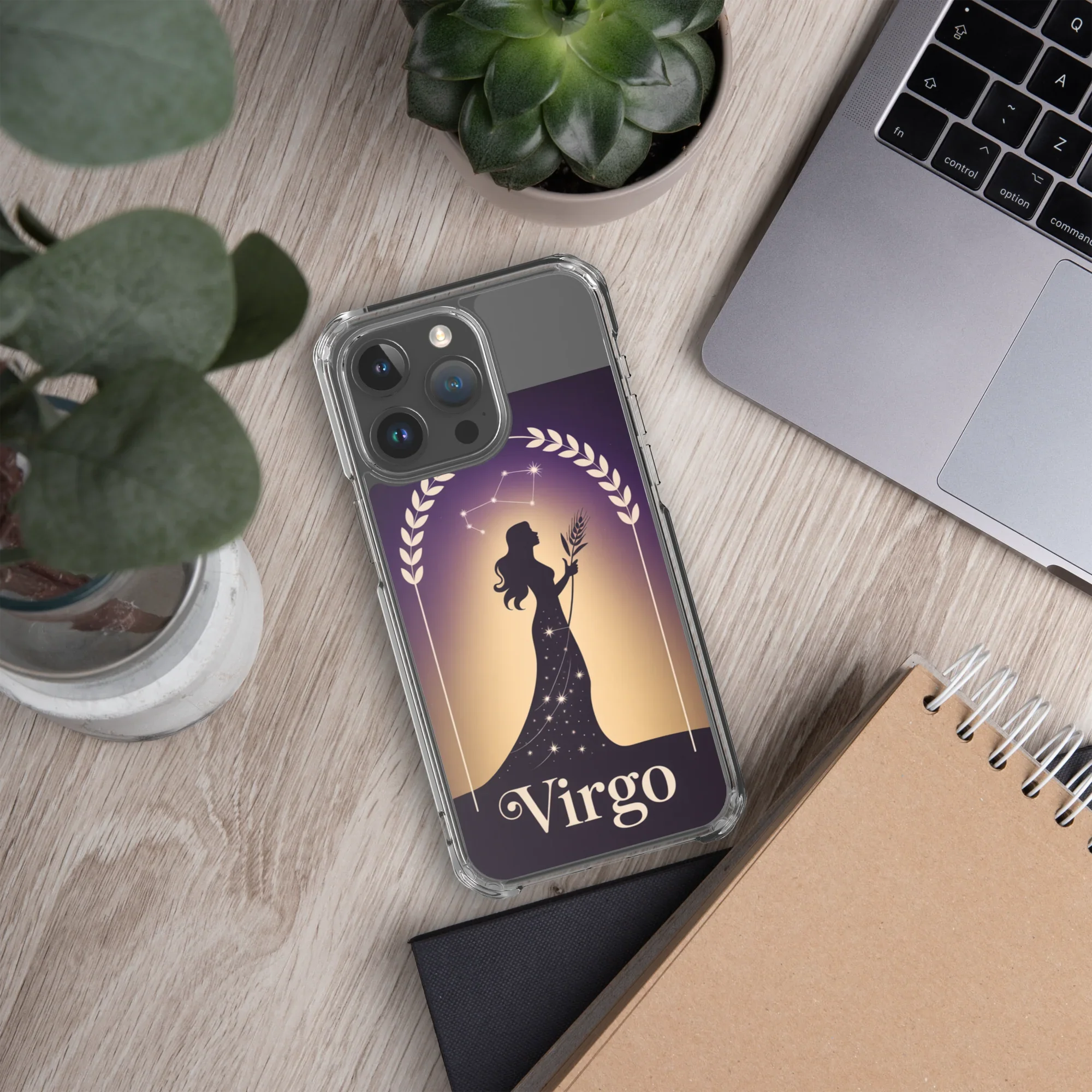 Virgo iPhone Case – Celestial Goddess Silhouette - RaZits