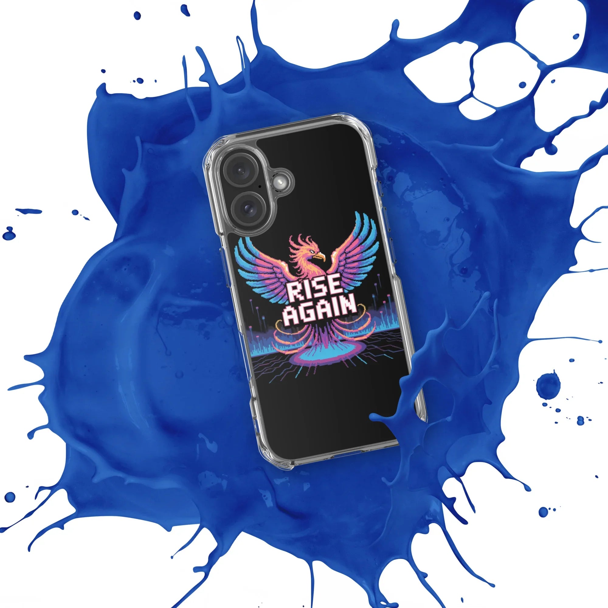 Rise Again Phoenix Pixel Gaming Phone Case - RaZits