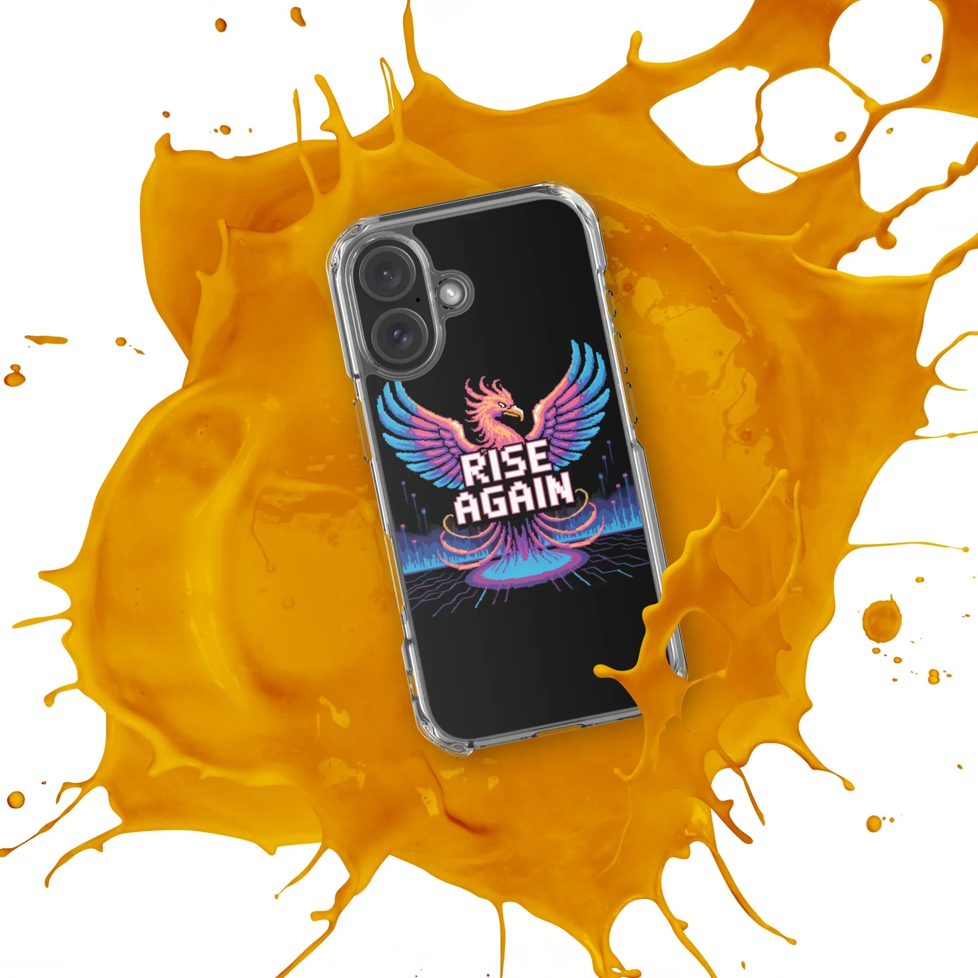 Rise Again Phoenix Pixel Gaming Phone Case - RaZits