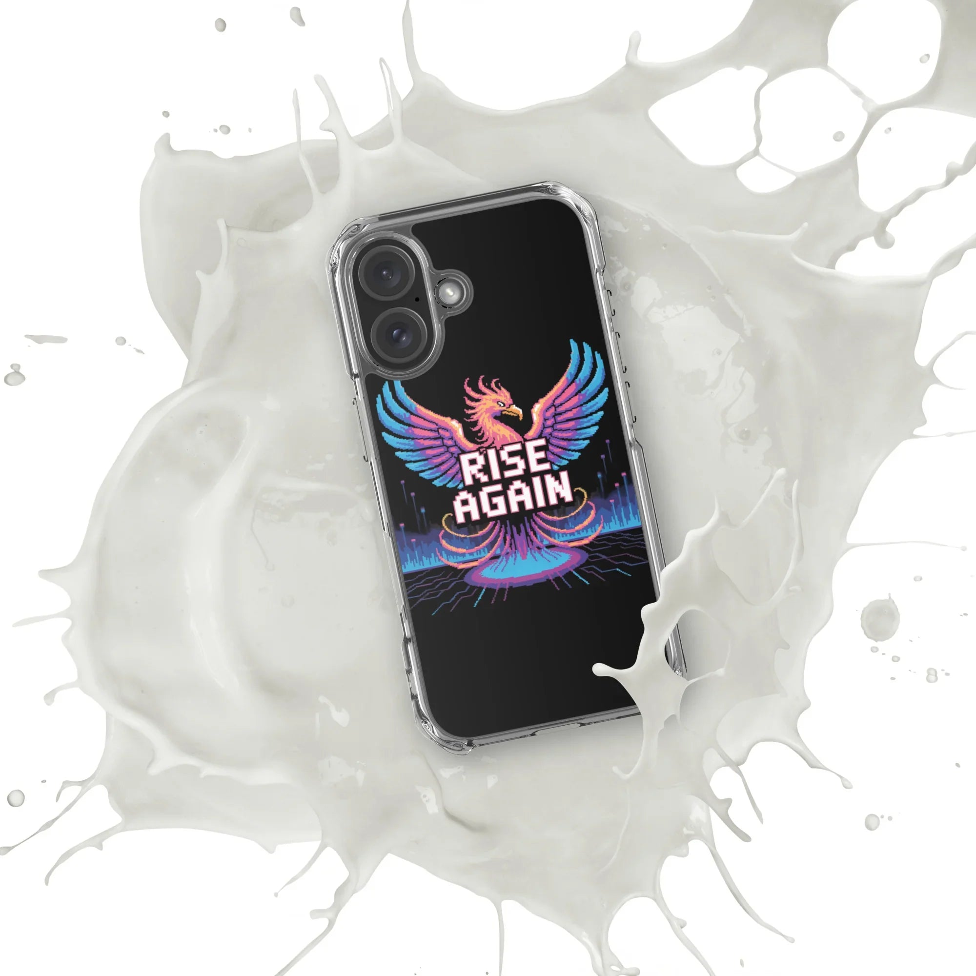Rise Again Phoenix Pixel Gaming Phone Case - RaZits