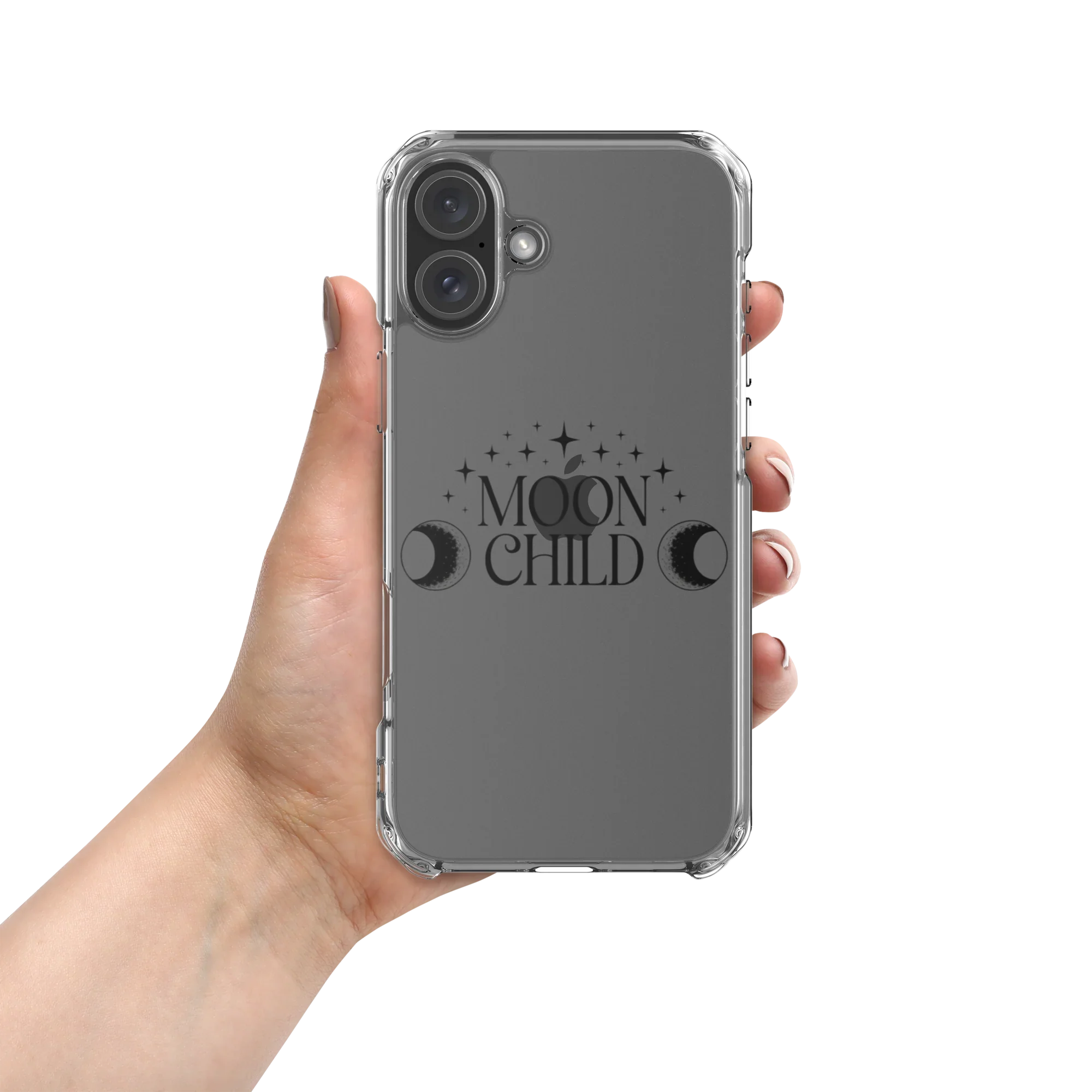 Moon Child iPhone Case – Lunar Phases & Stars - RaZits
