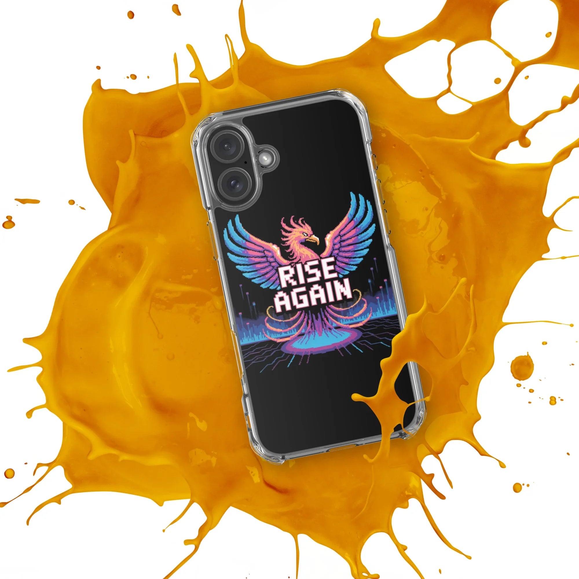 Rise Again Phoenix Pixel Gaming Phone Case - RaZits
