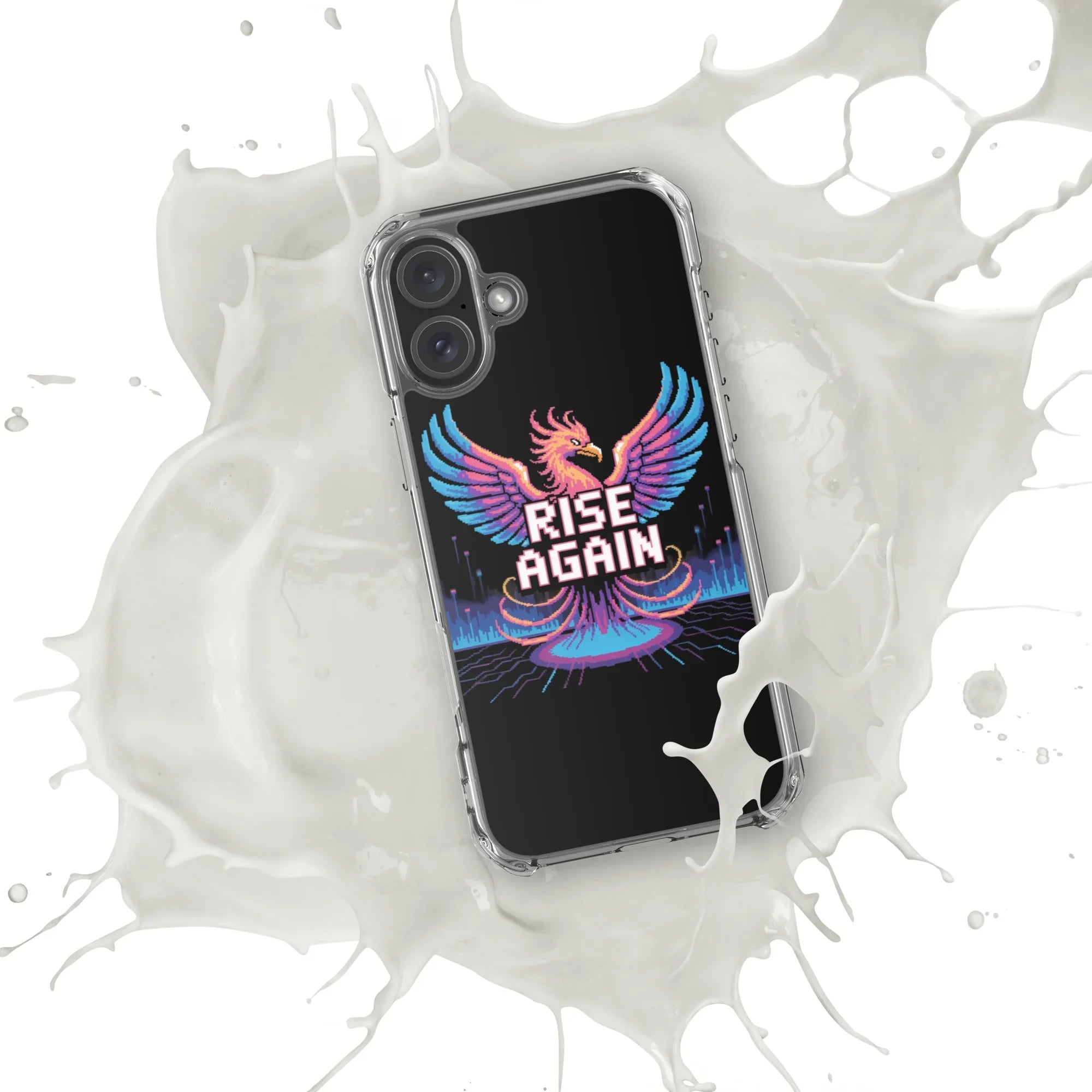 Rise Again Phoenix Pixel Gaming Phone Case - RaZits