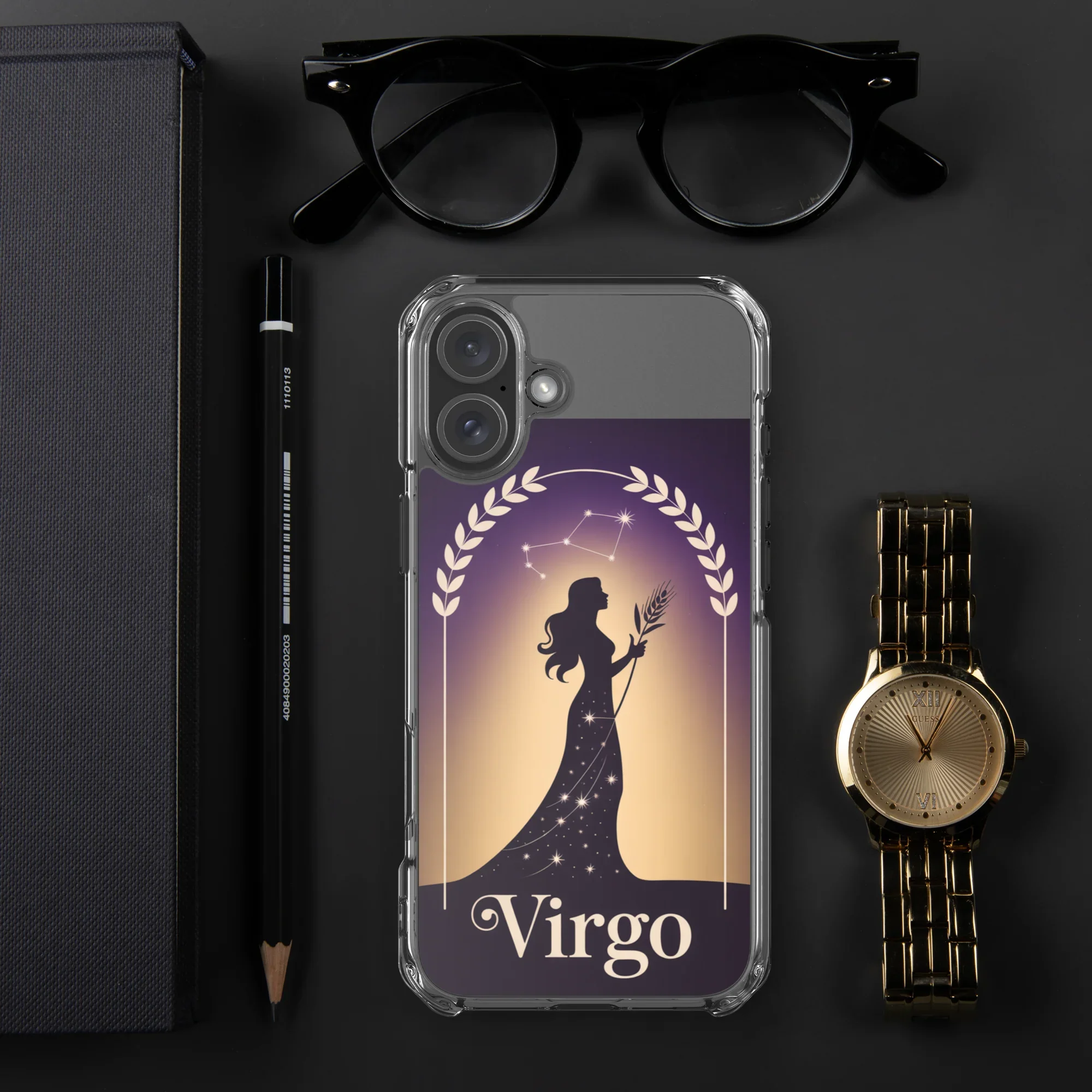 Virgo iPhone Case – Celestial Goddess Silhouette - RaZits