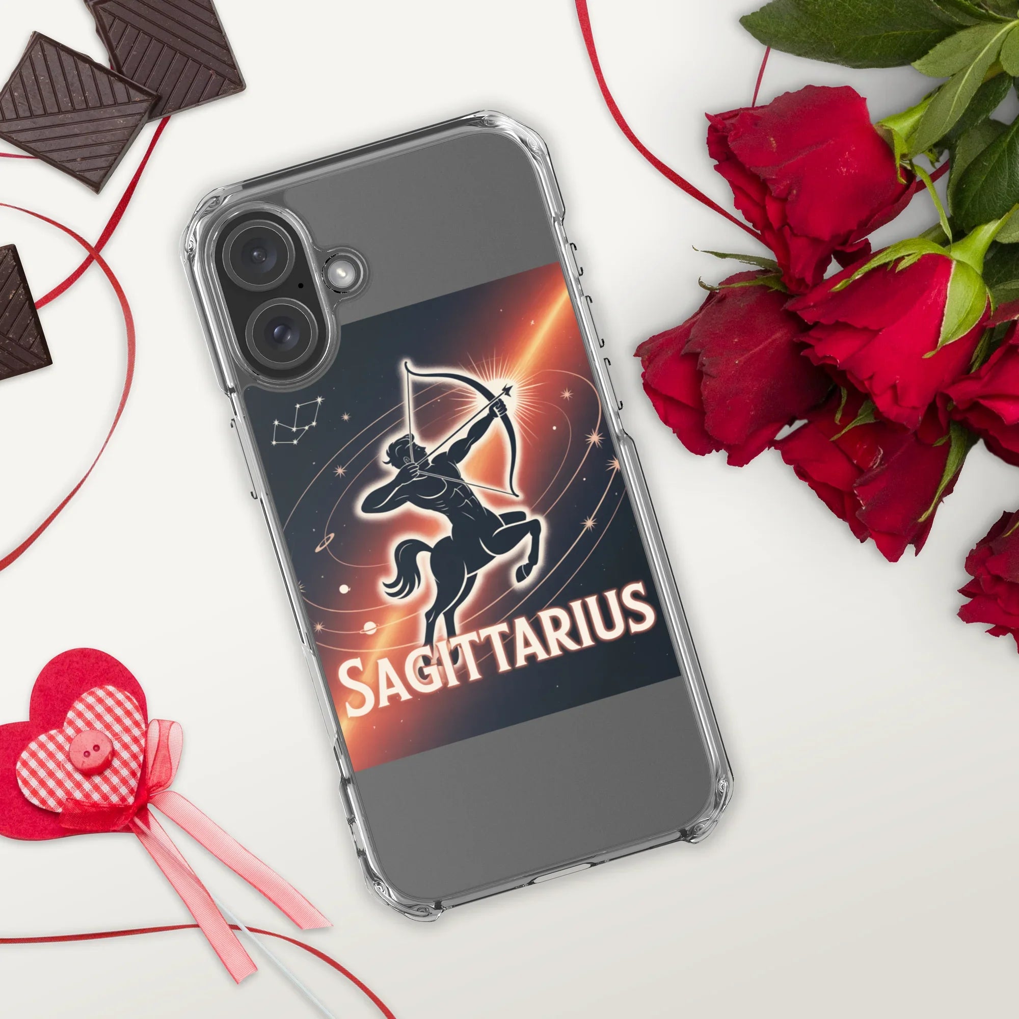 Sagittarius iPhone Case – Cosmic Archer Galaxy Shot - RaZits