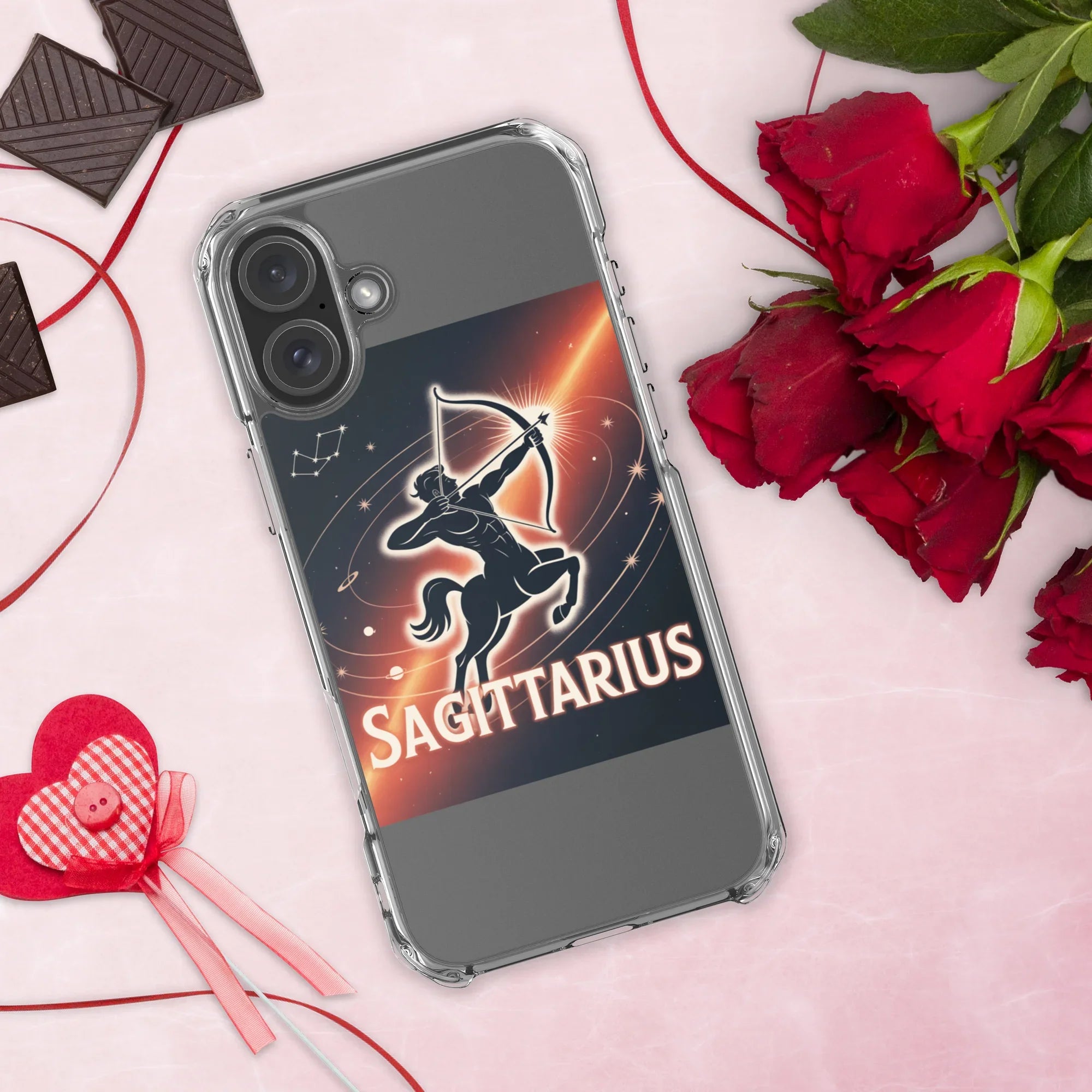 Sagittarius iPhone Case – Cosmic Archer Galaxy Shot - RaZits