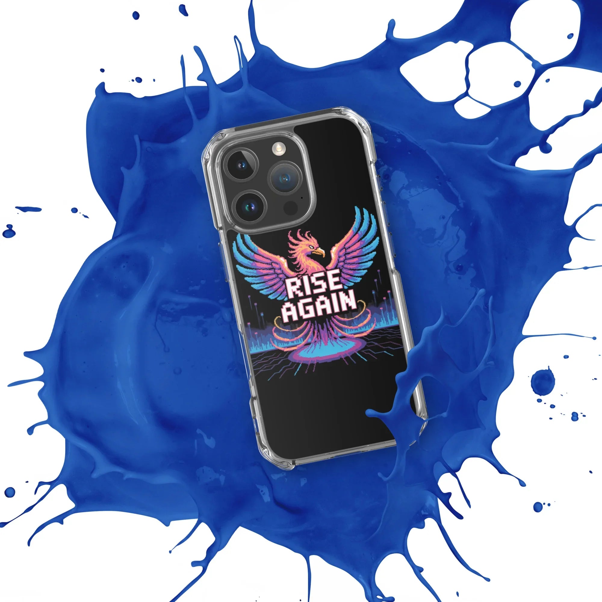 Rise Again Phoenix Pixel Gaming Phone Case - RaZits
