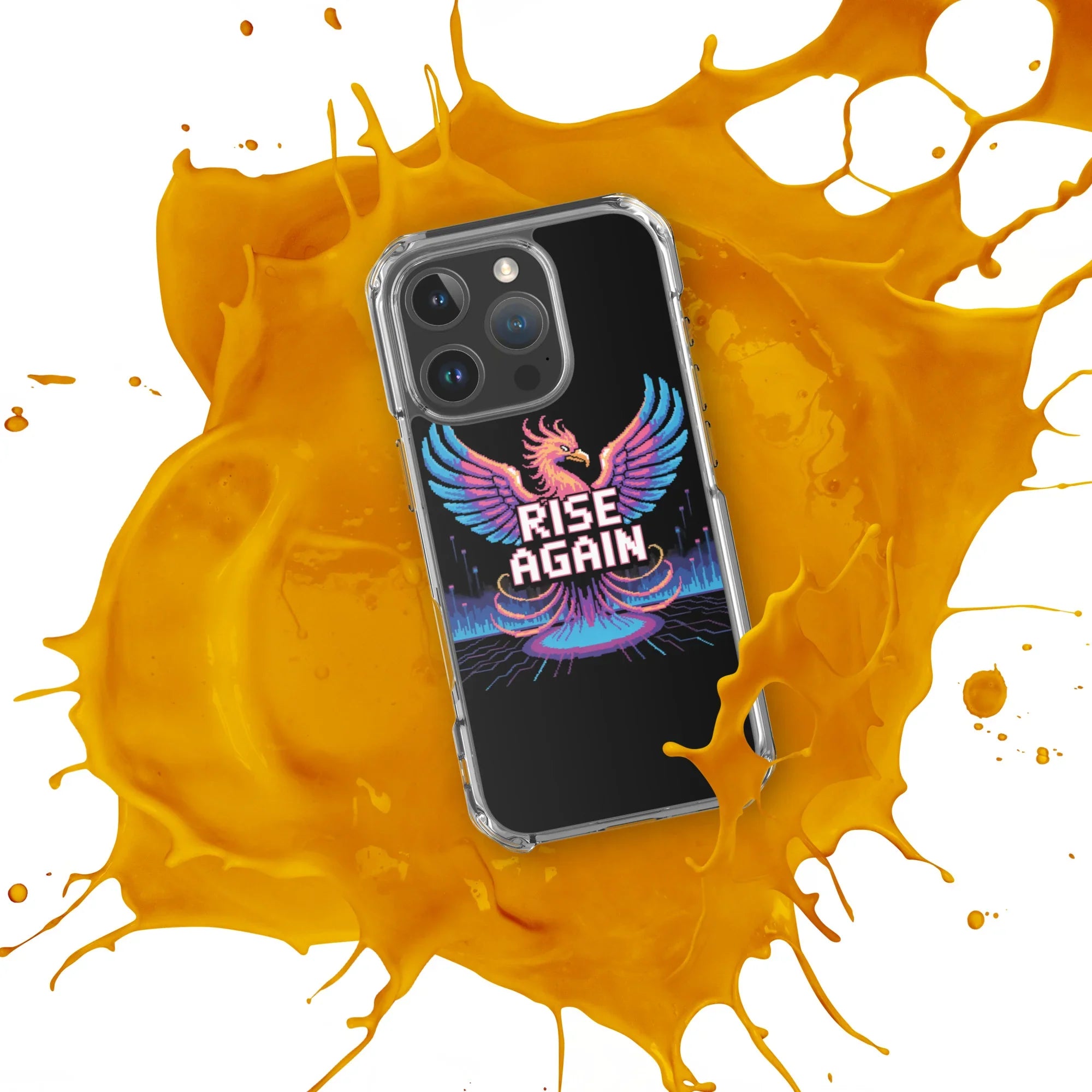 Rise Again Phoenix Pixel Gaming Phone Case - RaZits