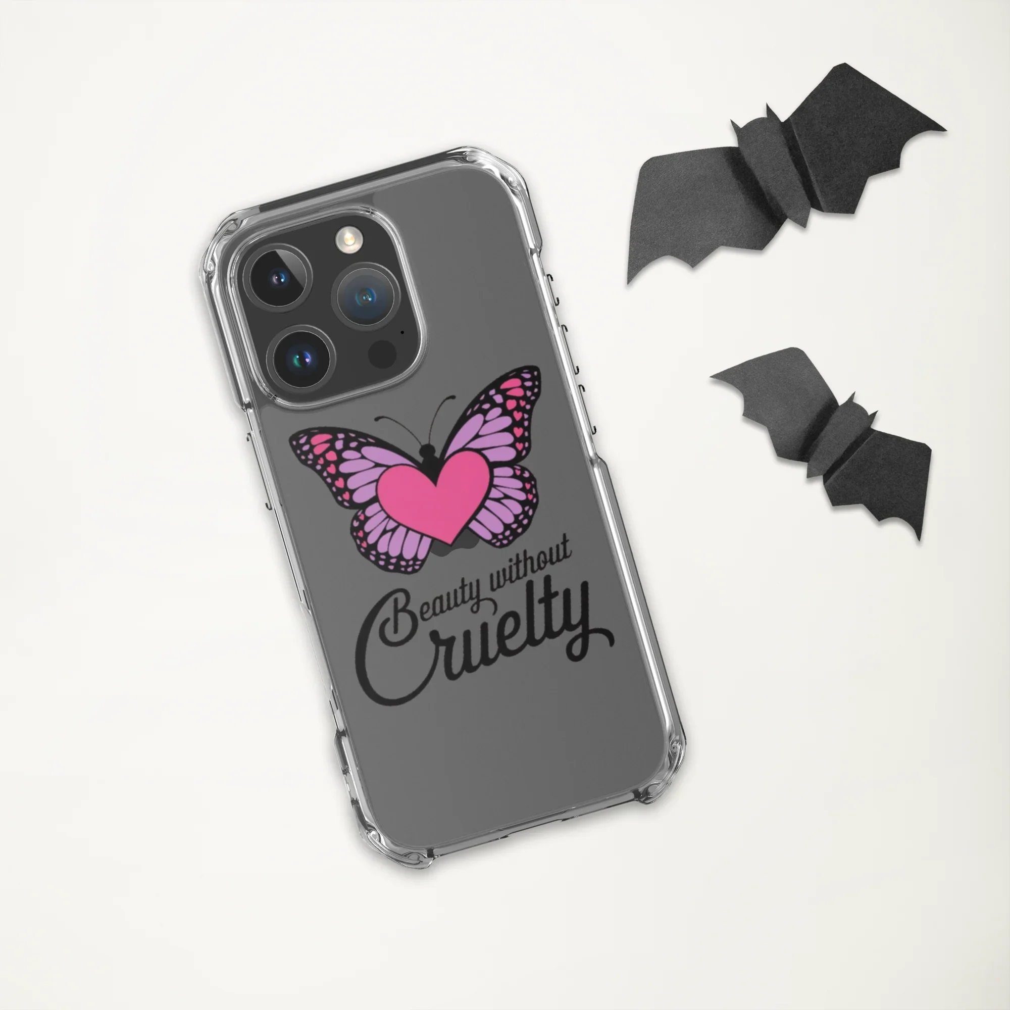Beauty Without Cruelty Sticker – Pink & Purple Butterfly Decal - RaZits