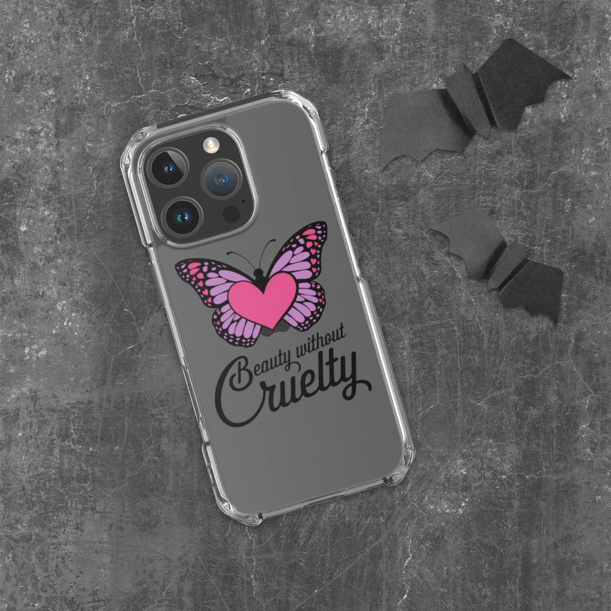 Beauty Without Cruelty Sticker – Pink & Purple Butterfly Decal - RaZits