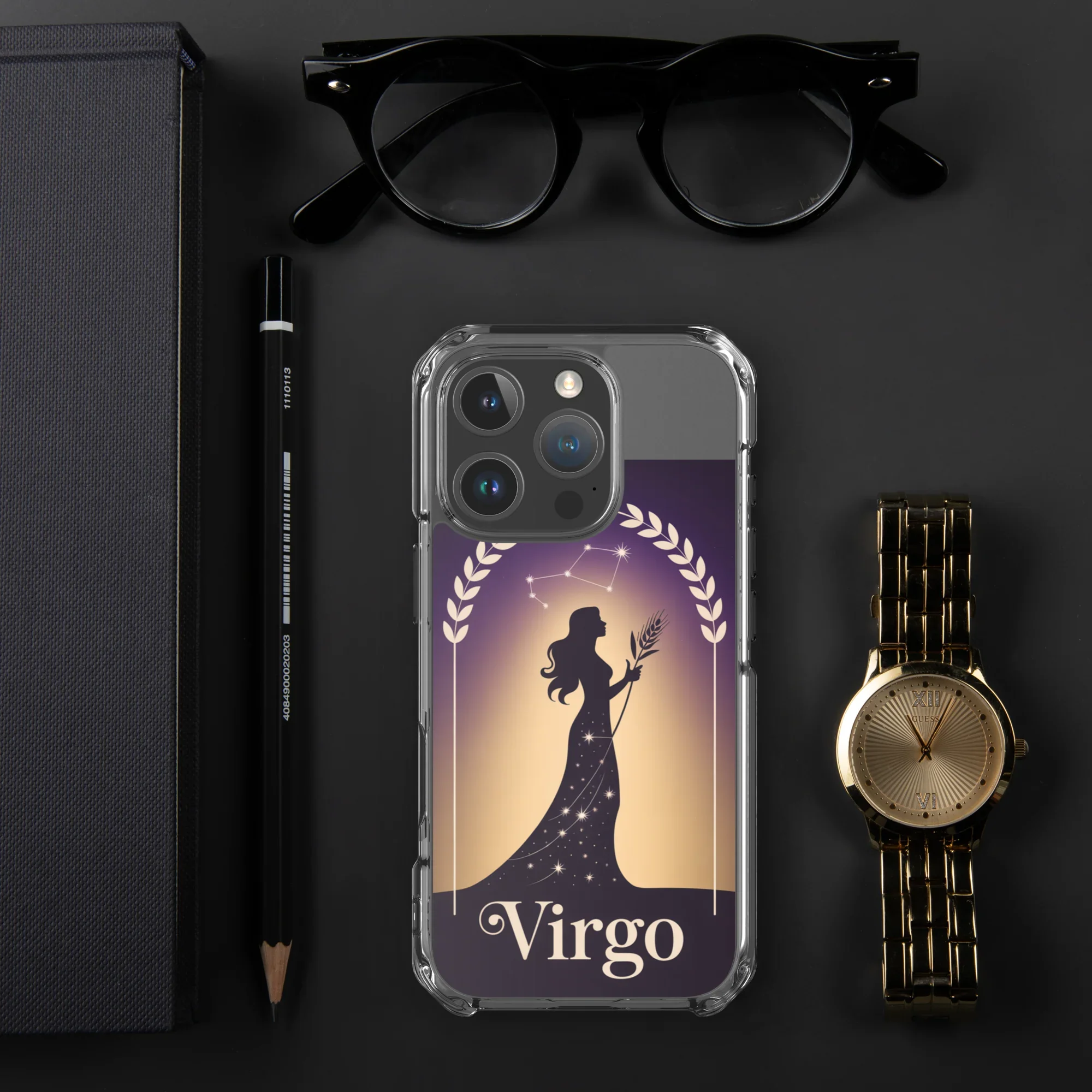 Virgo iPhone Case – Celestial Goddess Silhouette - RaZits