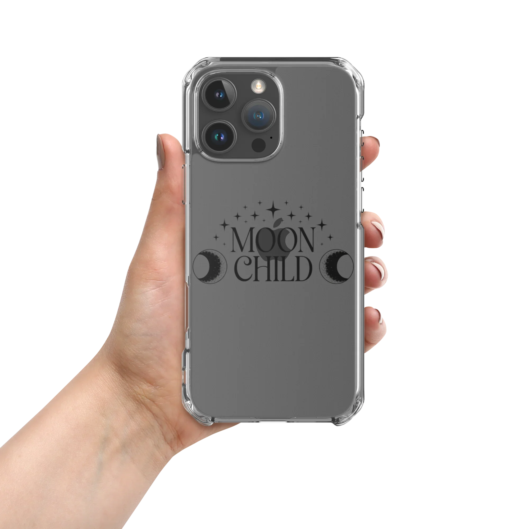 Moon Child iPhone Case – Lunar Phases & Stars - RaZits