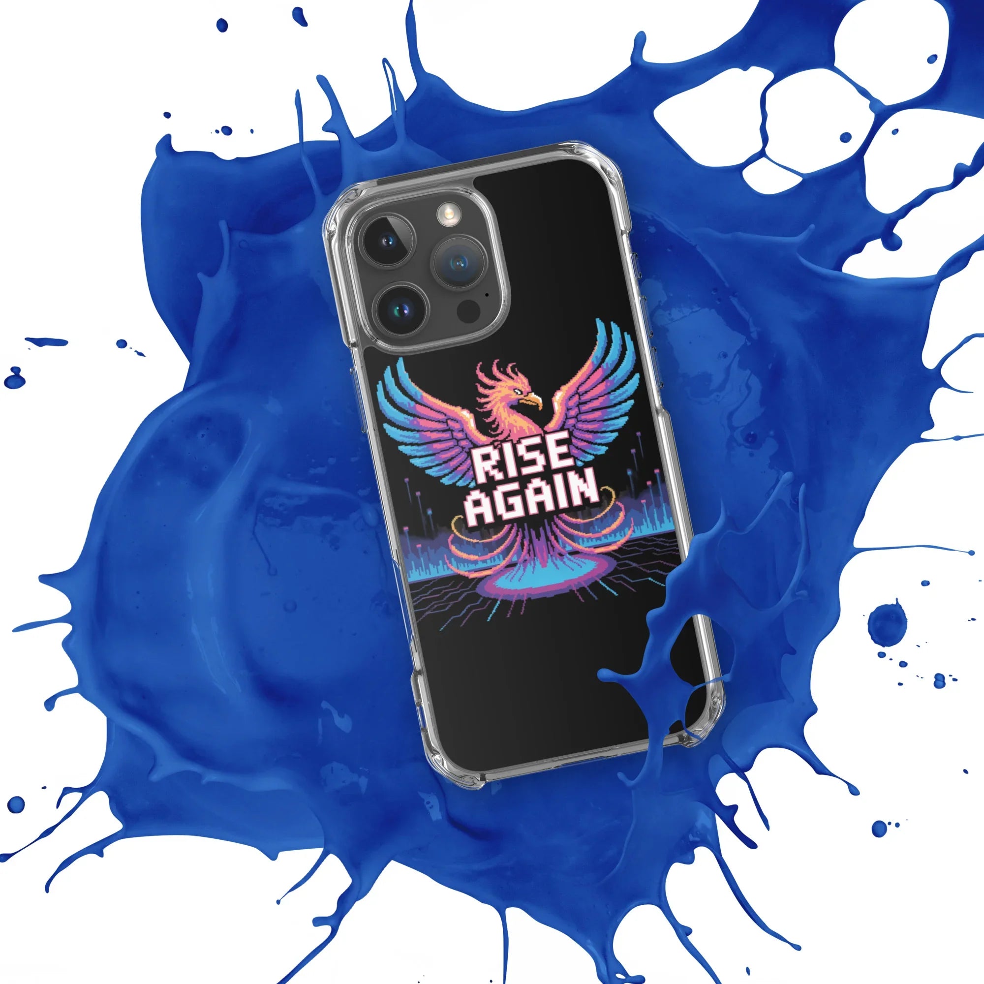 Rise Again Phoenix Pixel Gaming Phone Case - RaZits