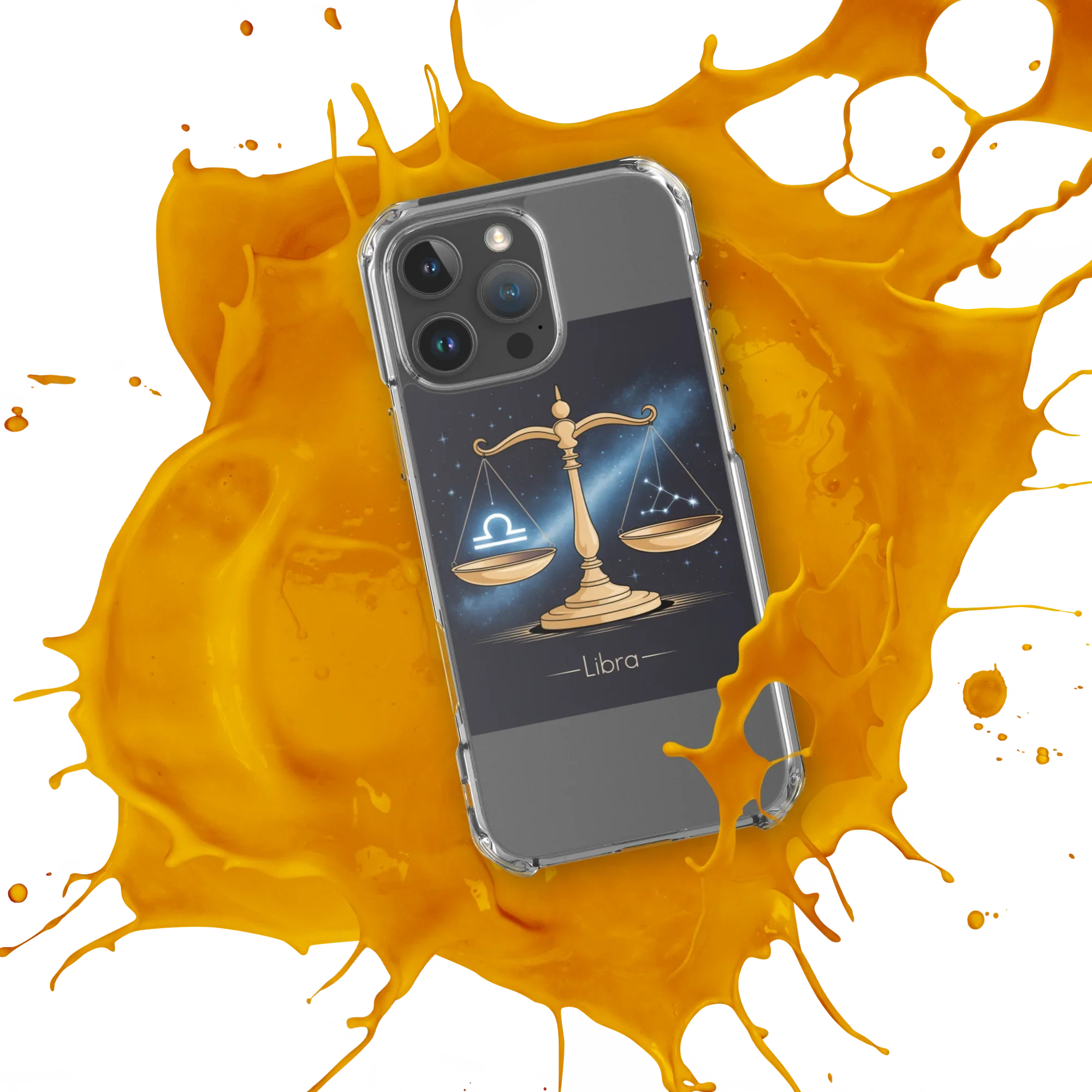 Libra iPhone Case – Galaxy Balance Scales Design - RaZits