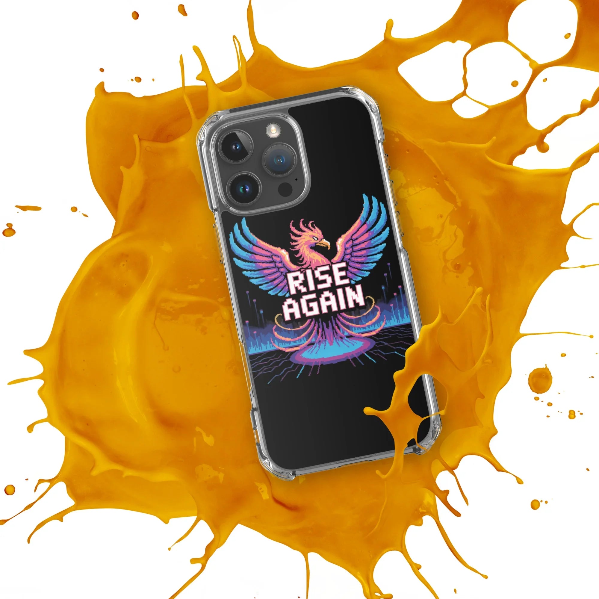 Rise Again Phoenix Pixel Gaming Phone Case - RaZits