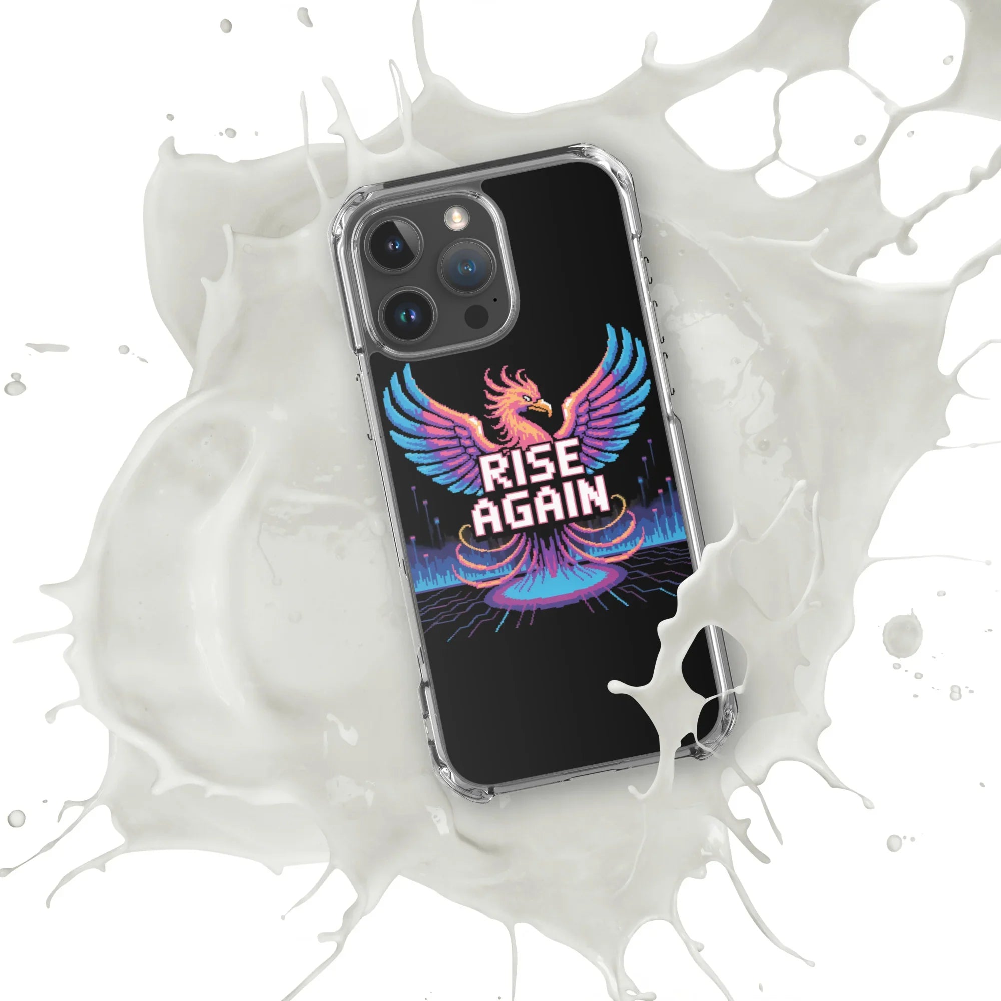 Rise Again Phoenix Pixel Gaming Phone Case - RaZits