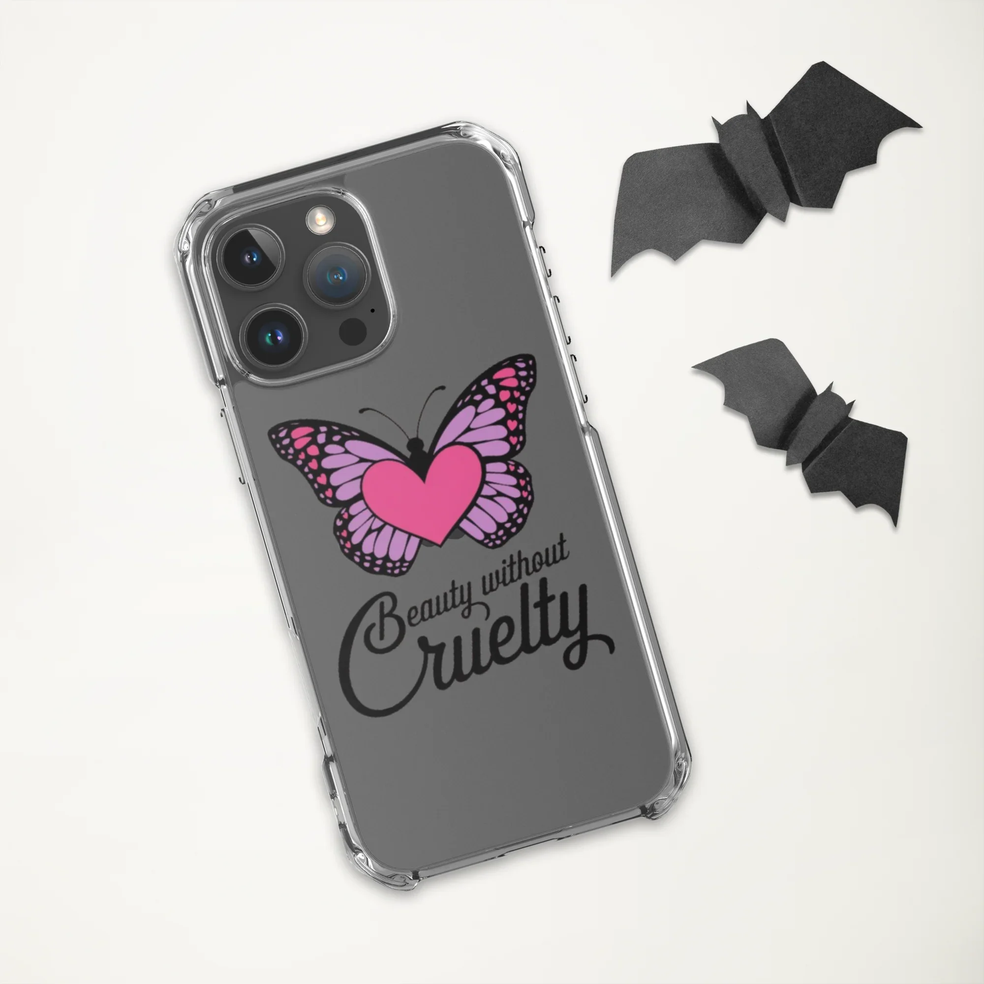 Beauty Without Cruelty Sticker – Pink & Purple Butterfly Decal - RaZits