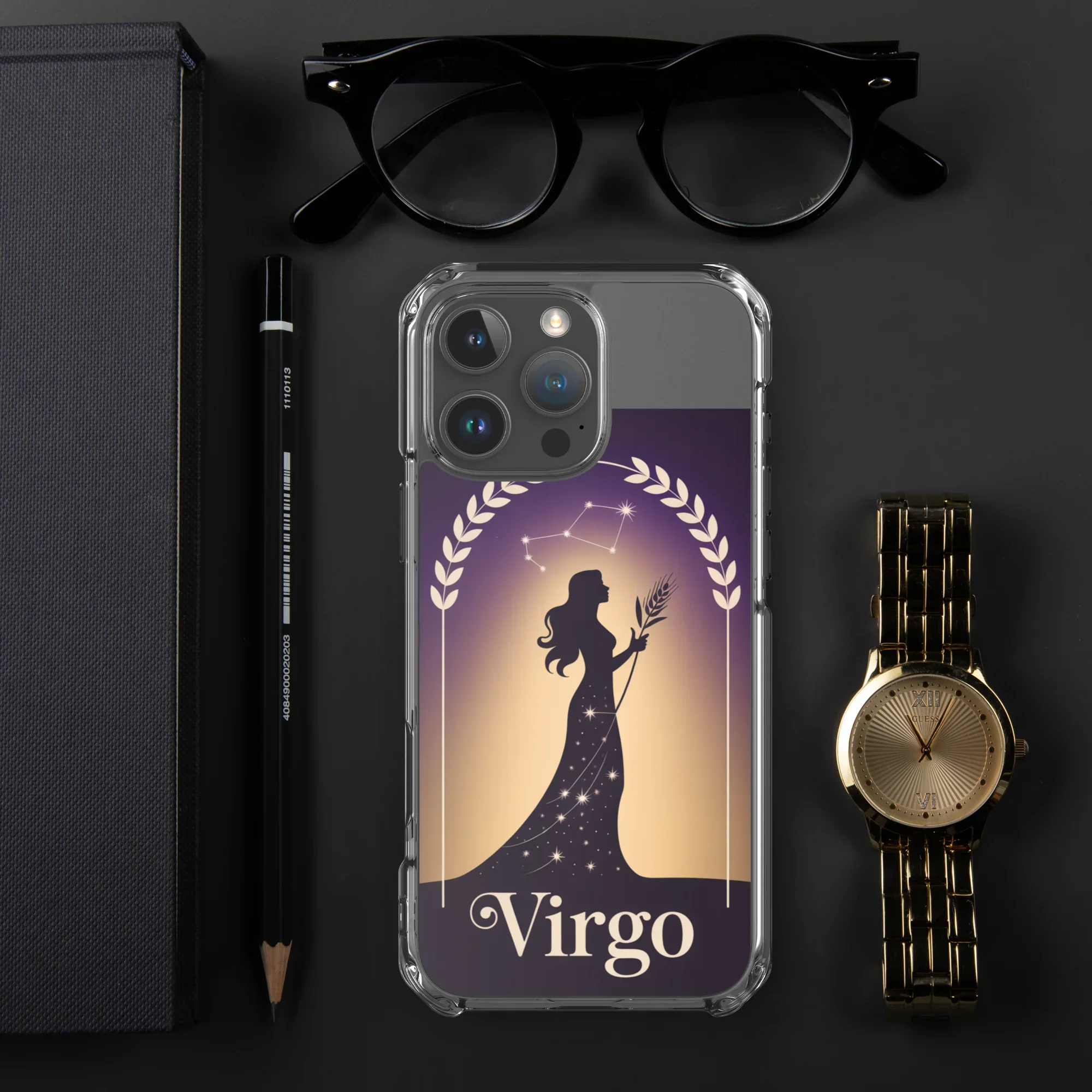 Virgo iPhone Case – Celestial Goddess Silhouette - RaZits