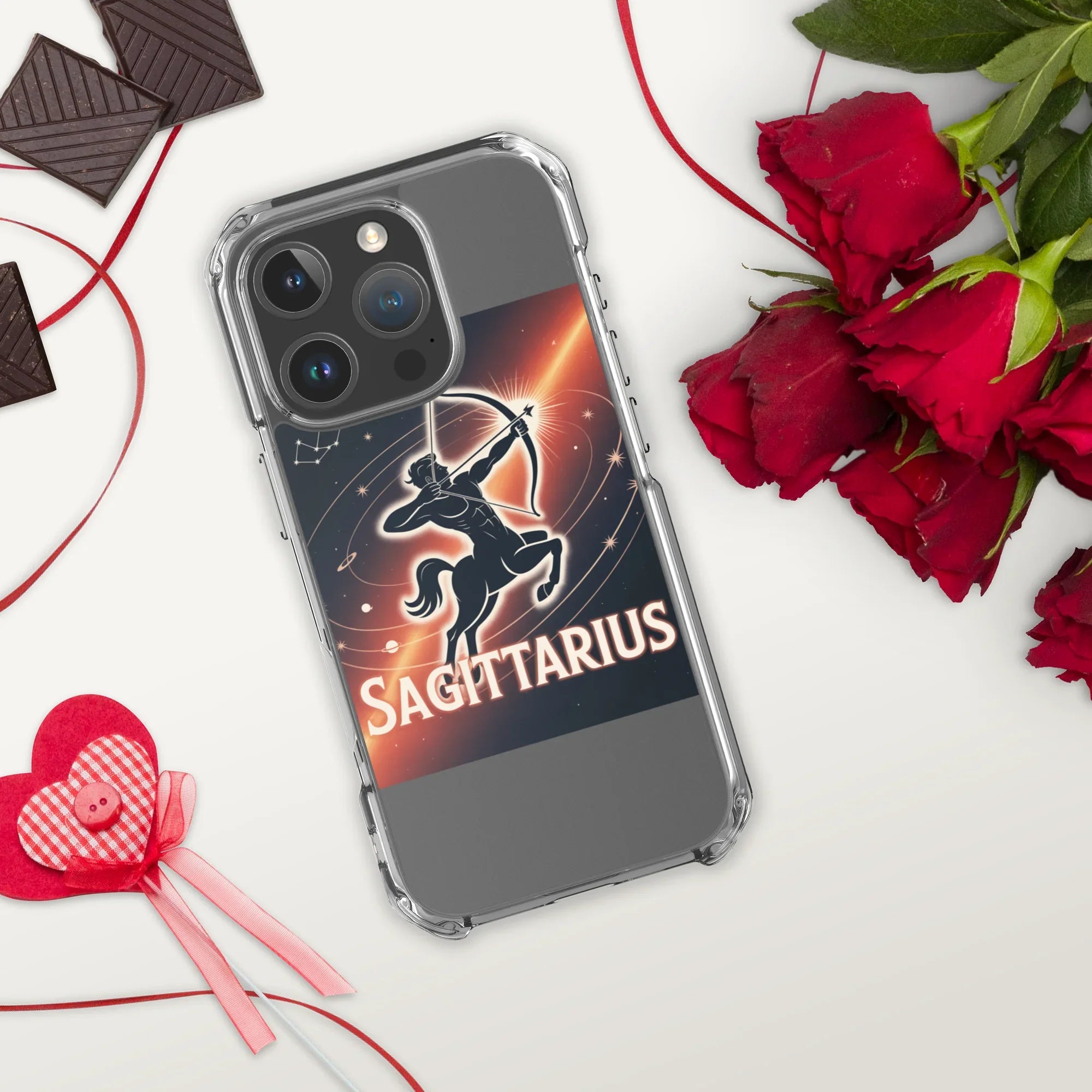 Sagittarius iPhone Case – Cosmic Archer Galaxy Shot - RaZits