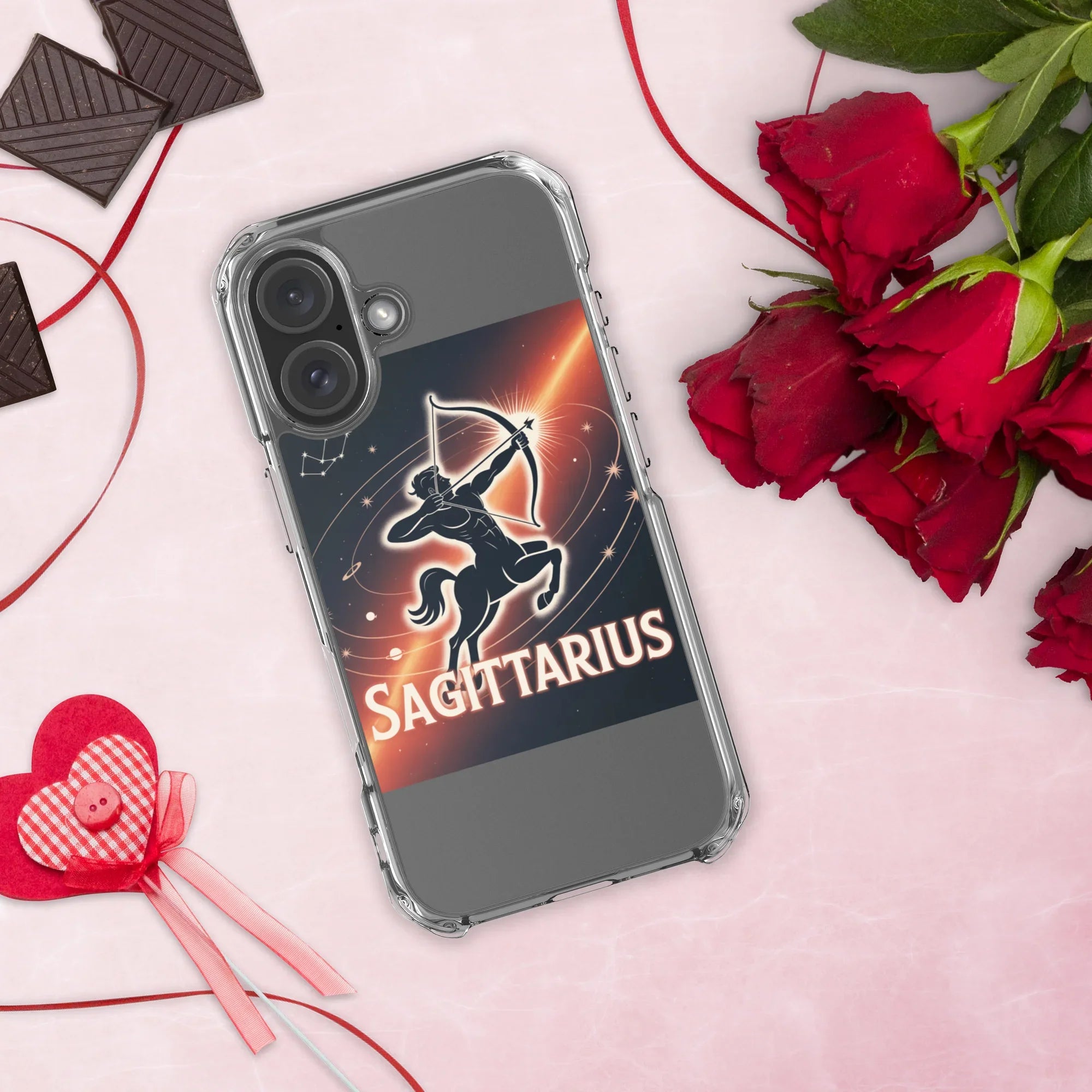 Sagittarius iPhone Case – Cosmic Archer Galaxy Shot - RaZits