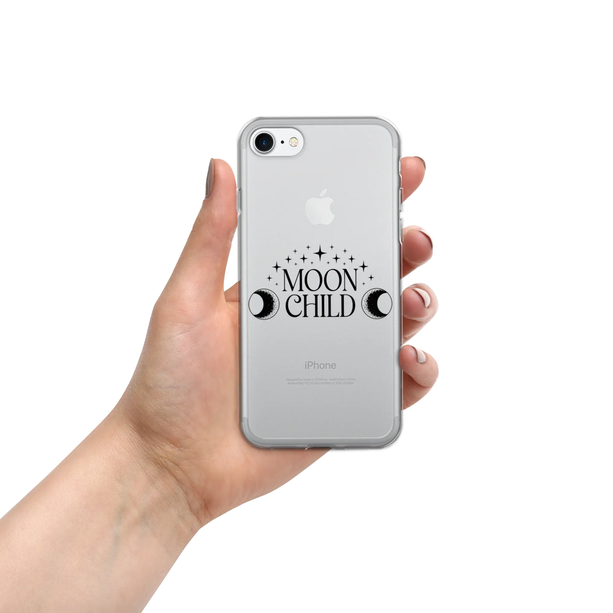 Moon Child iPhone Case – Lunar Phases & Stars - RaZits