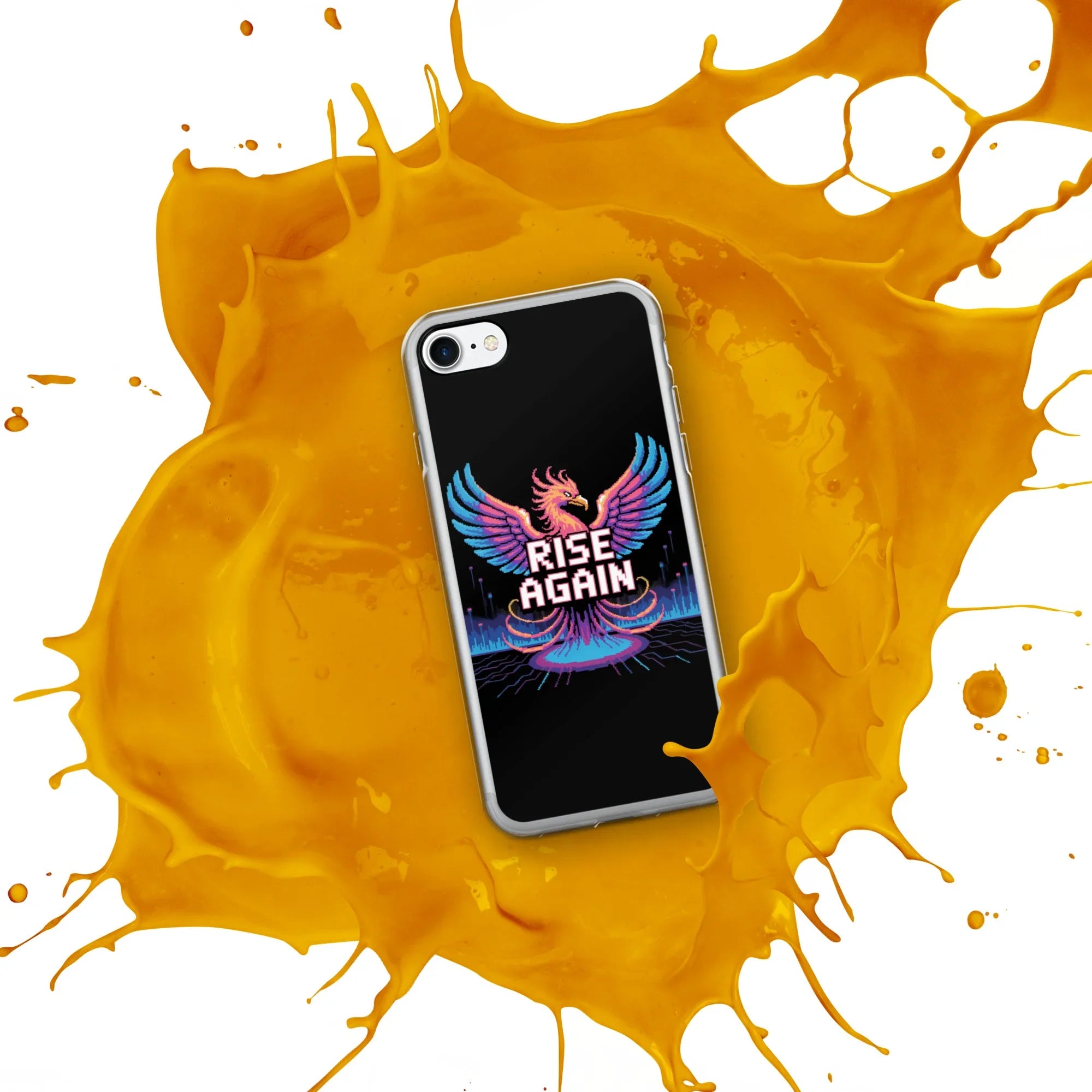 Rise Again Phoenix Pixel Gaming Phone Case - RaZits