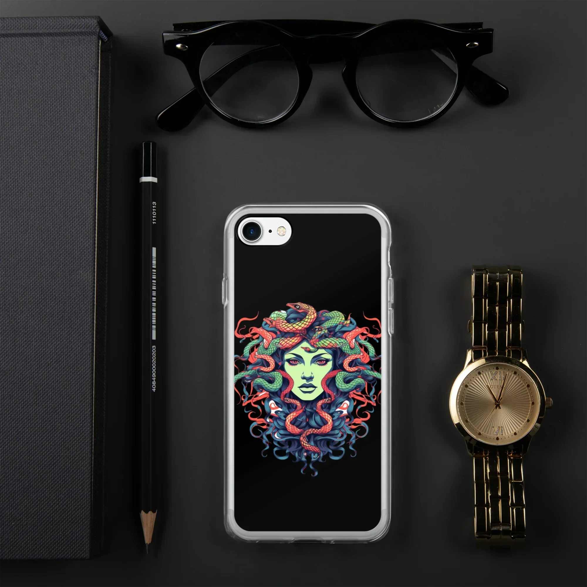 Medusa iPhone Case – Colorful Mythical Art Phone Cover - RaZits