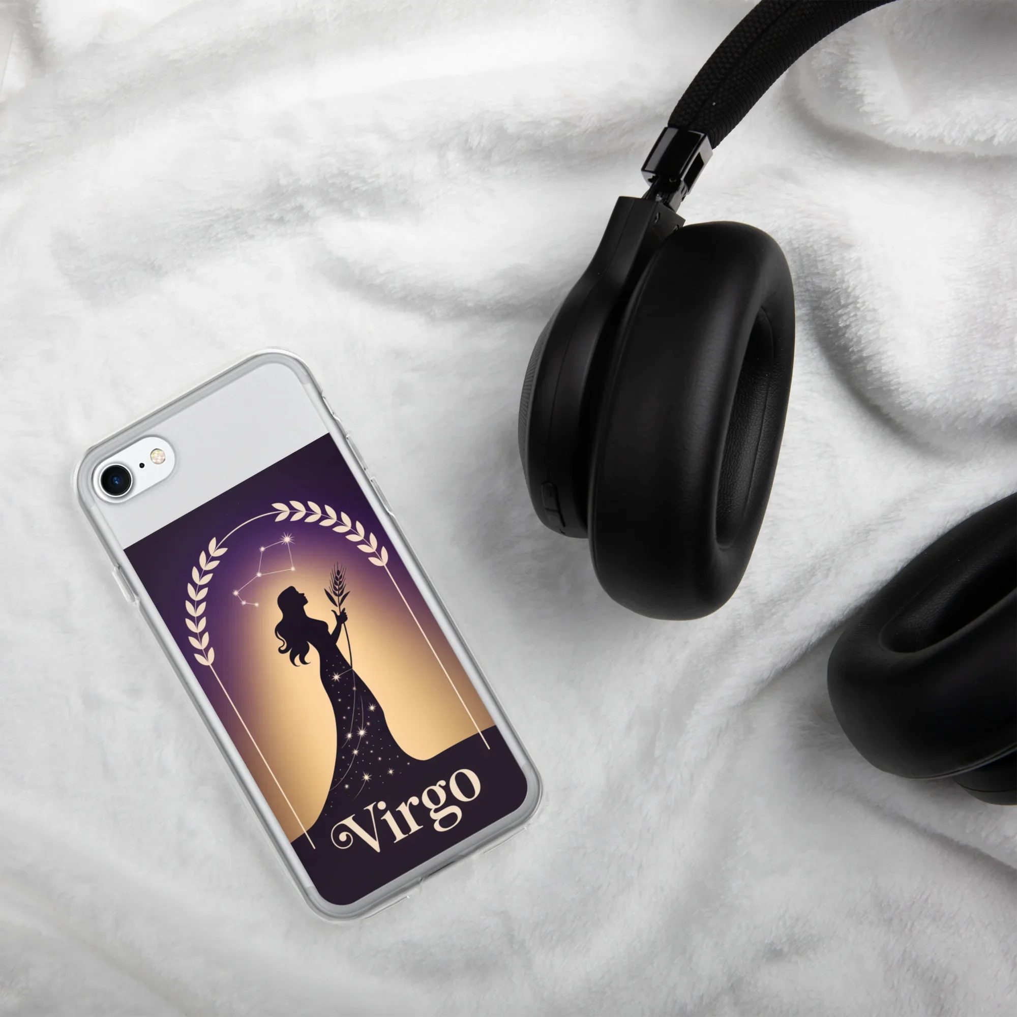 Virgo iPhone Case – Celestial Goddess Silhouette - RaZits