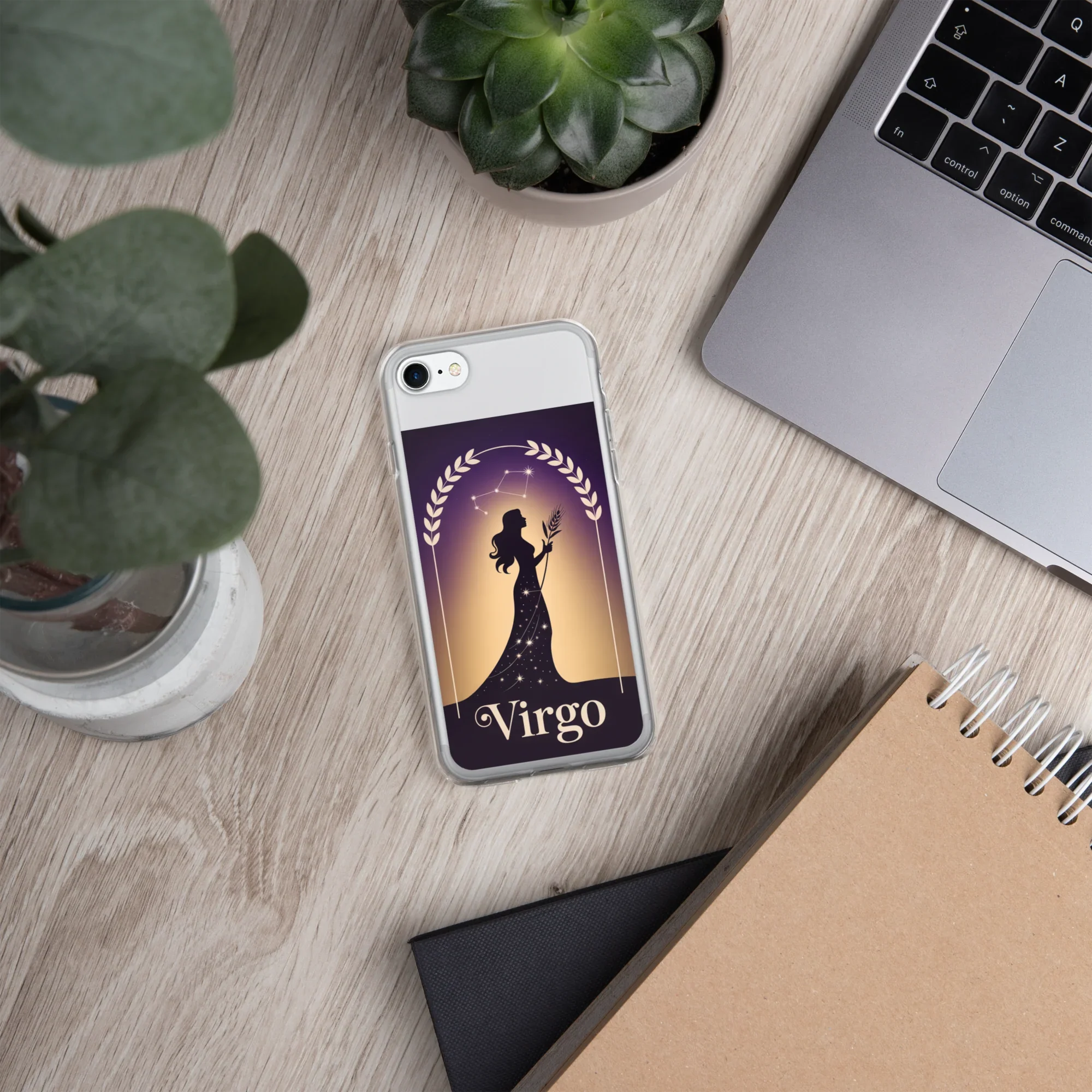 Virgo iPhone Case – Celestial Goddess Silhouette - RaZits