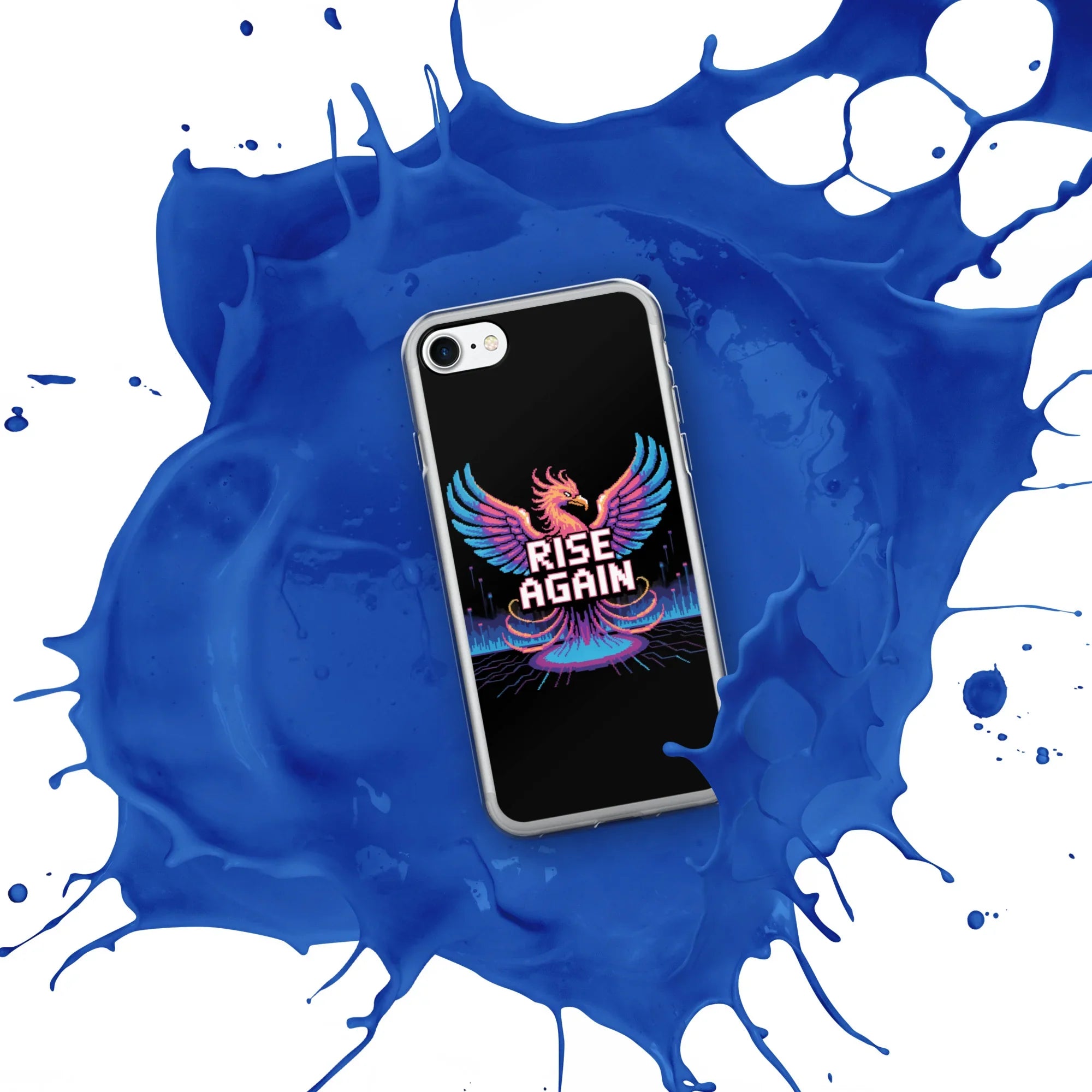 Rise Again Phoenix Pixel Gaming Phone Case - RaZits
