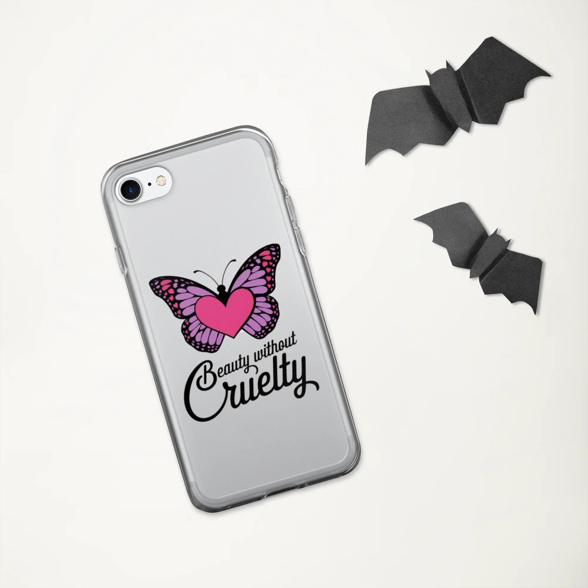 Beauty Without Cruelty Sticker – Pink & Purple Butterfly Decal - RaZits
