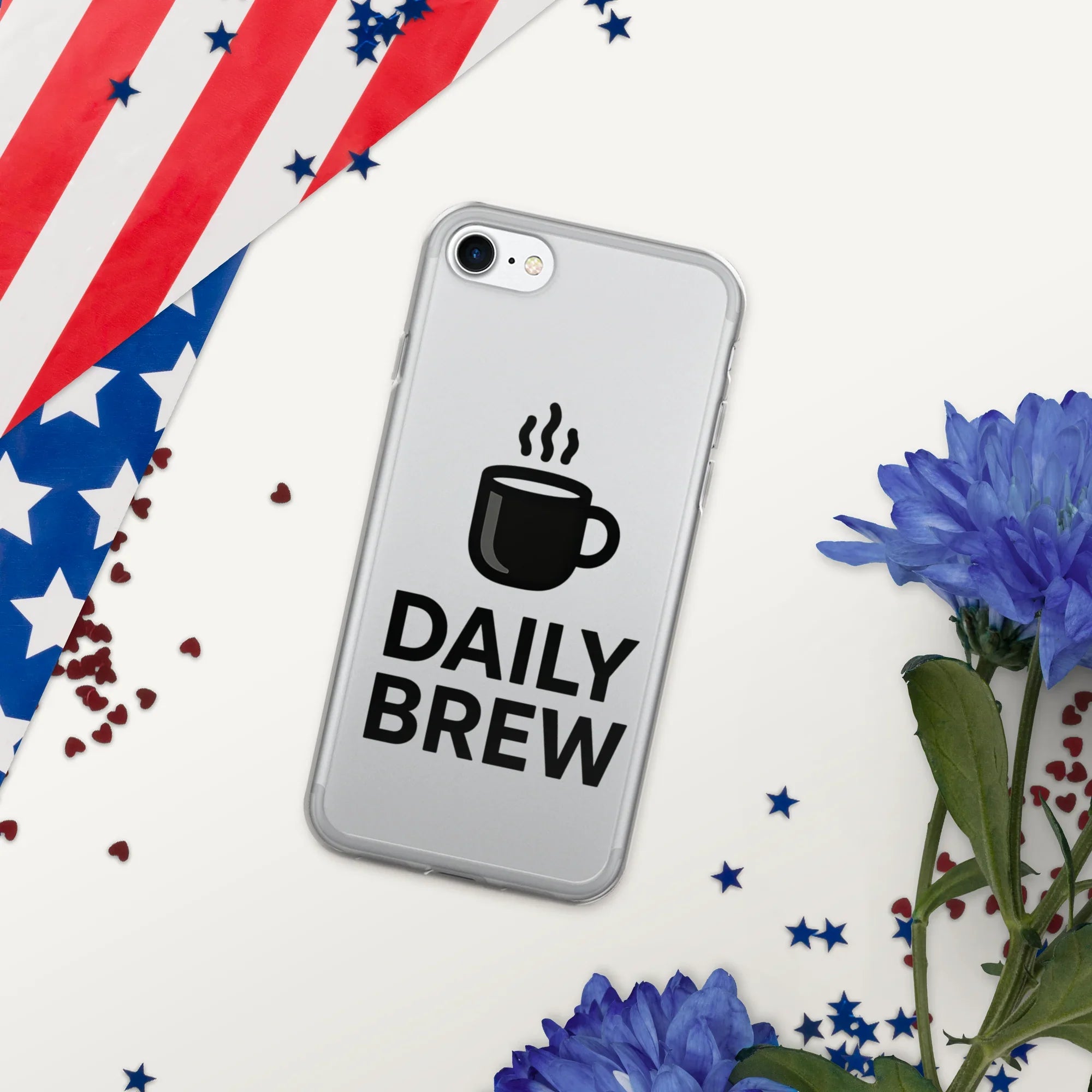 Daily Brew Phone Case – Bold Black Mug Design - RaZits