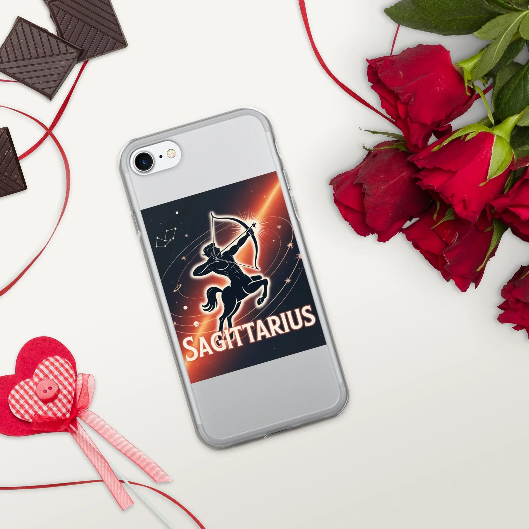 Sagittarius iPhone Case – Cosmic Archer Galaxy Shot - RaZits
