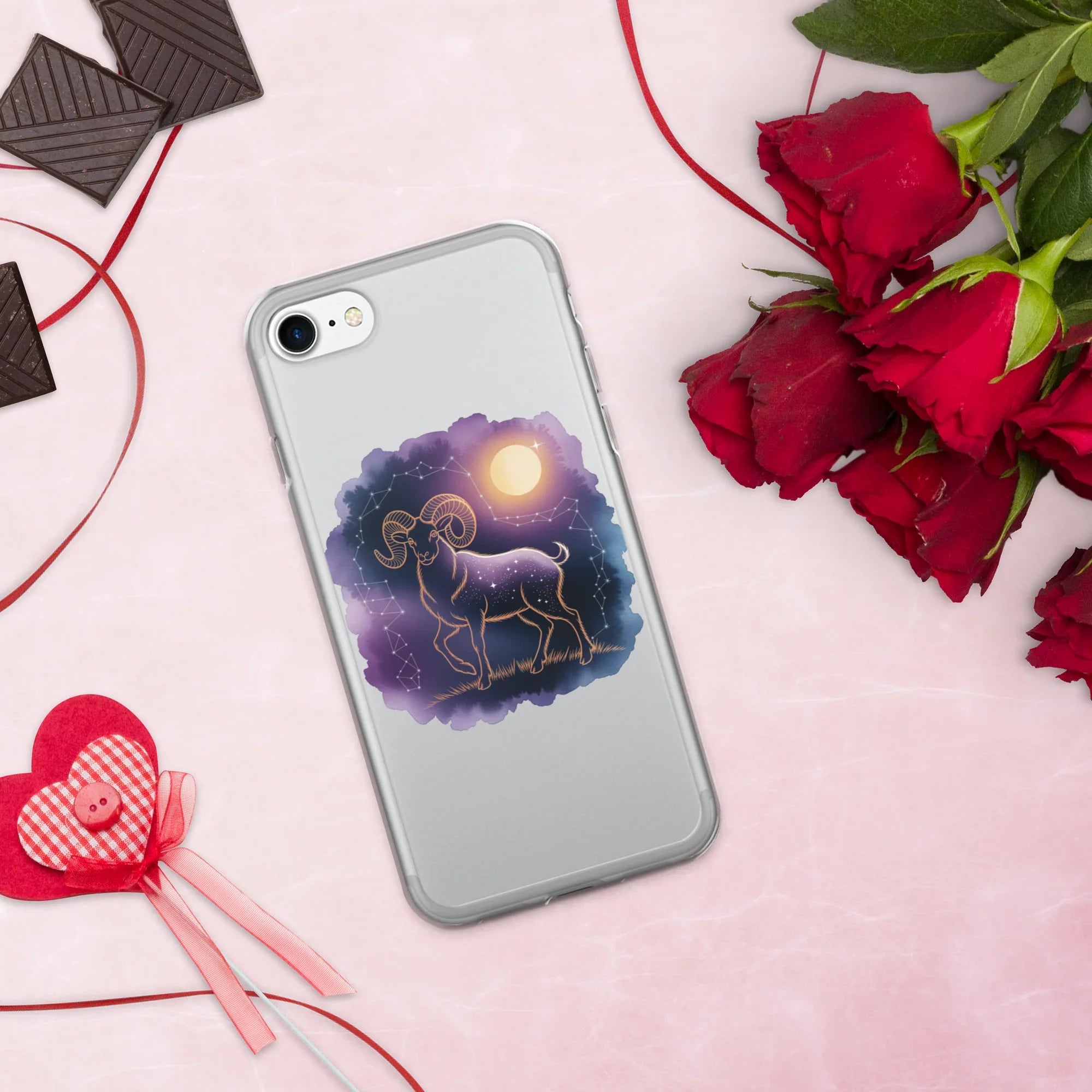 Aries Zodiac Phone Case – Celestial Ram Constellation Design | Astrology Star Sign & Cosmic Aesthetic - RaZits