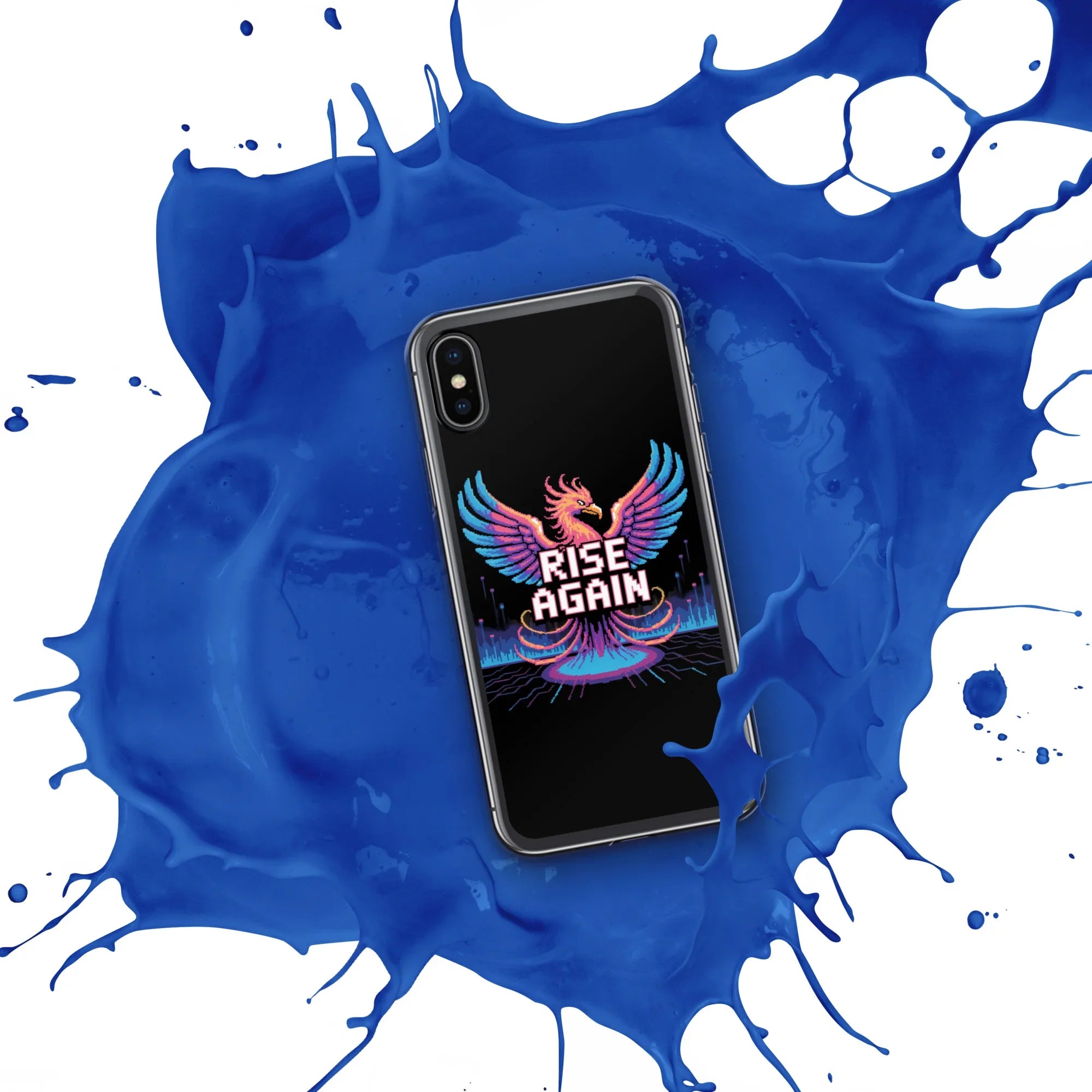 Rise Again Phoenix Pixel Gaming Phone Case - RaZits
