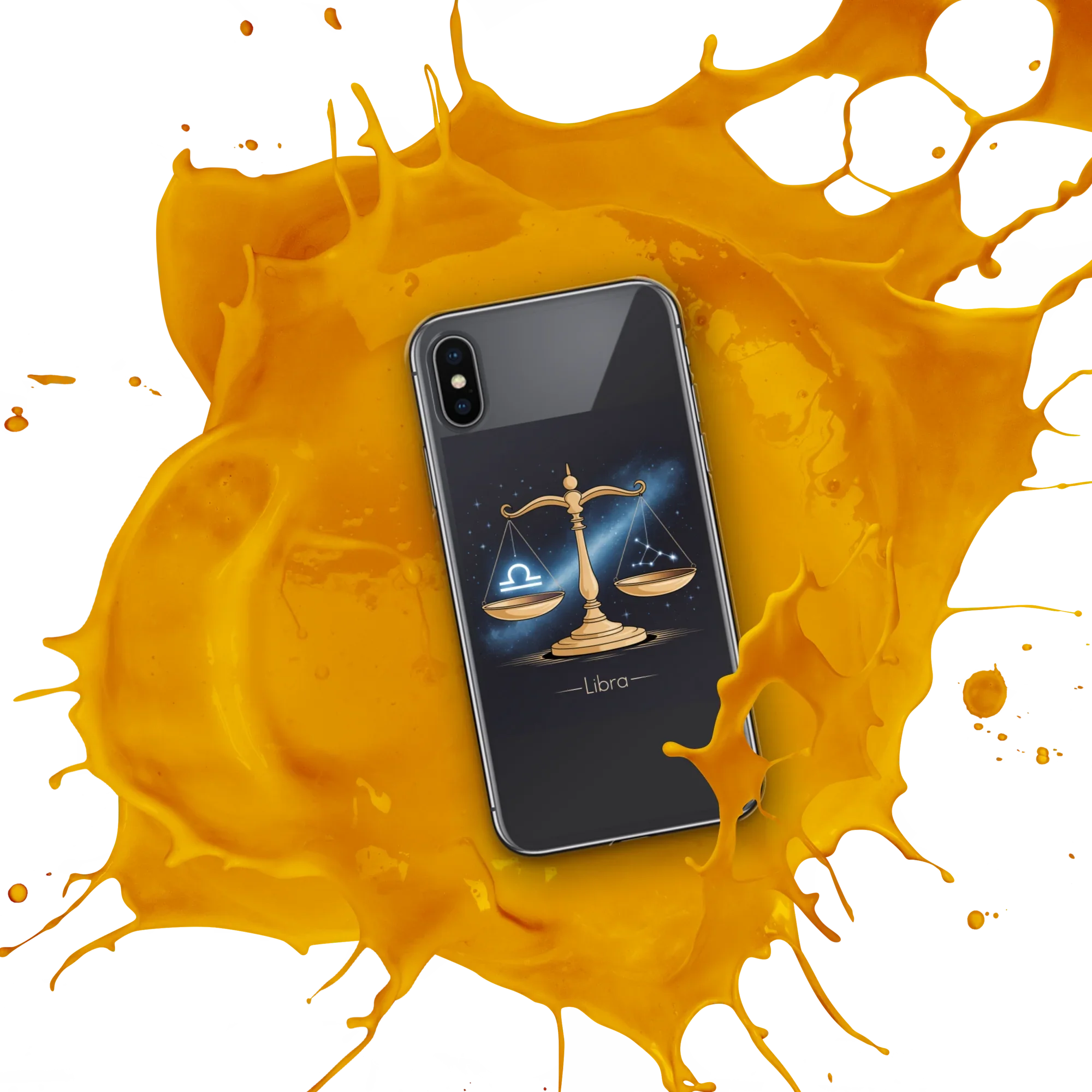 Libra iPhone Case – Galaxy Balance Scales Design - RaZits