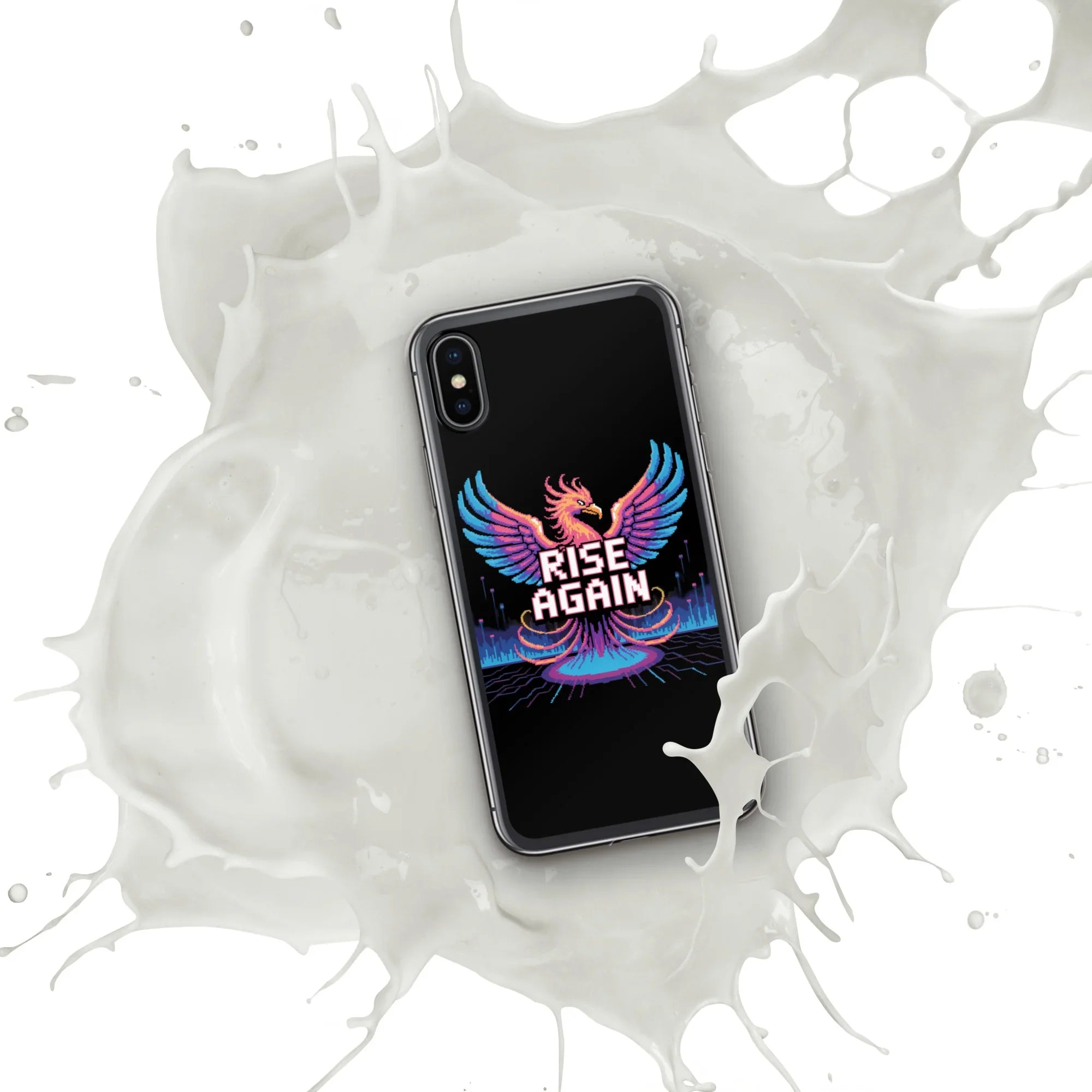 Rise Again Phoenix Pixel Gaming Phone Case - RaZits