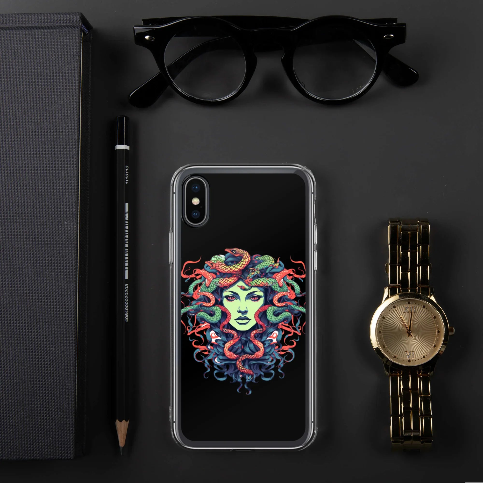 Medusa iPhone Case – Colorful Mythical Art Phone Cover - RaZits