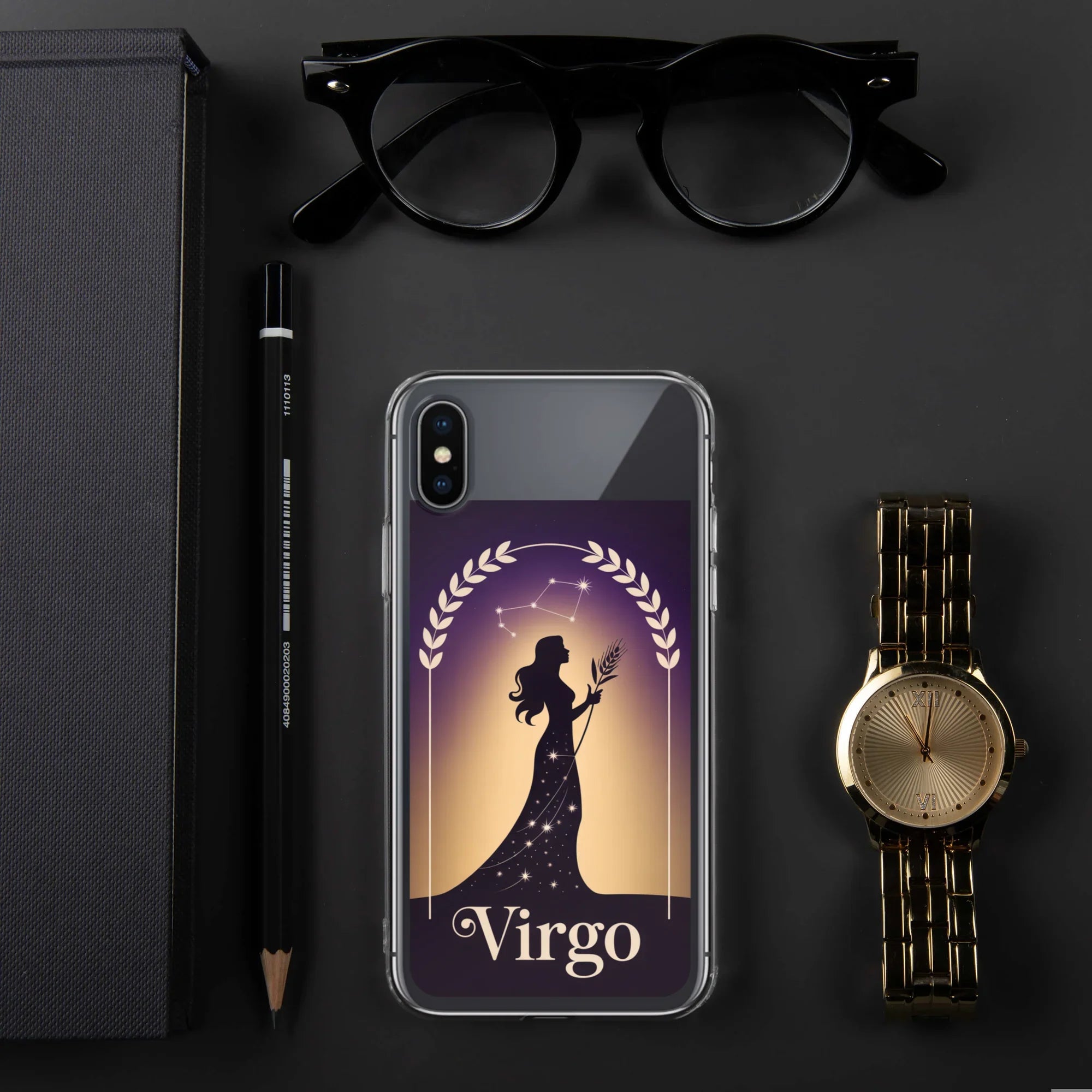 Virgo iPhone Case – Celestial Goddess Silhouette - RaZits