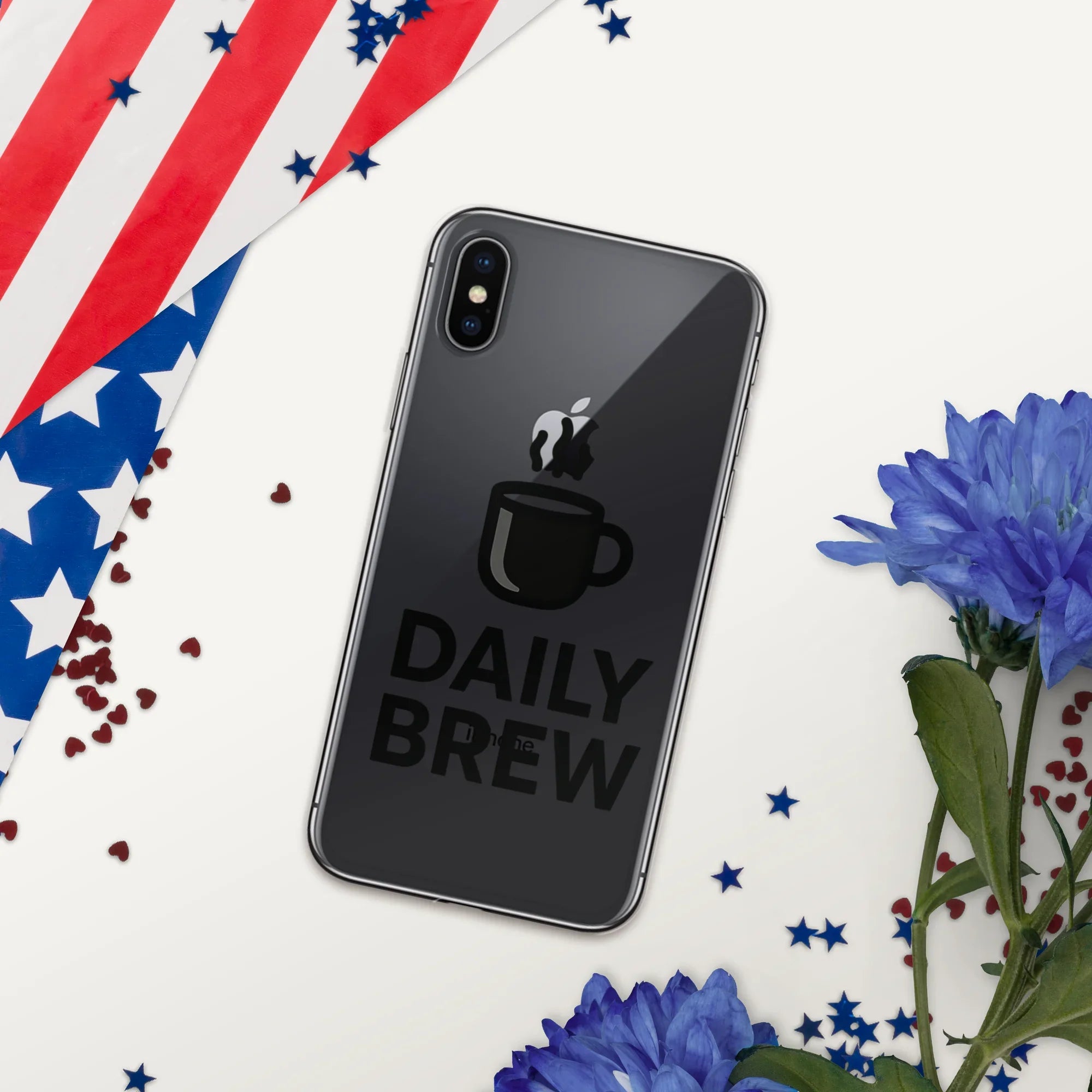 Daily Brew Phone Case – Bold Black Mug Design - RaZits