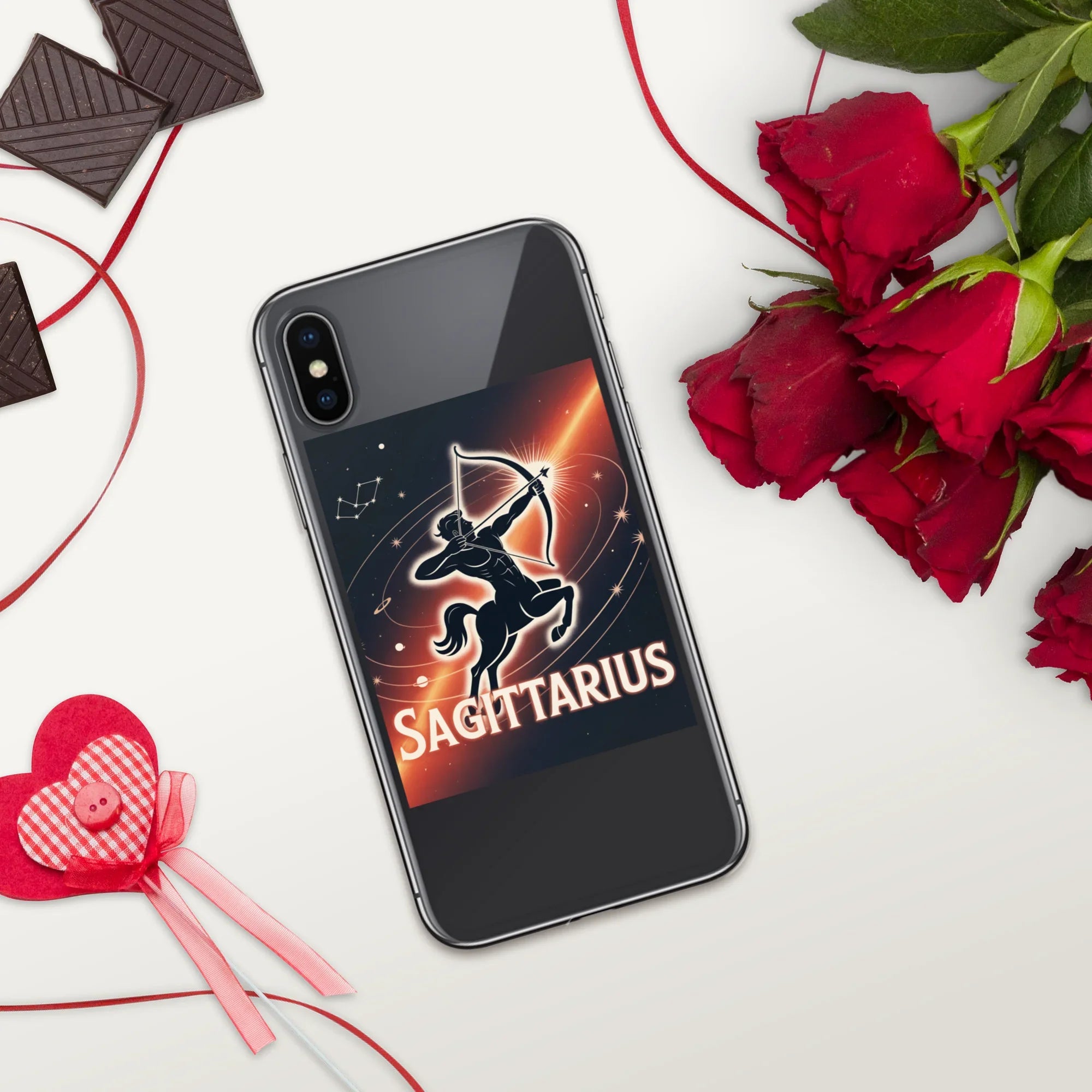 Sagittarius iPhone Case – Cosmic Archer Galaxy Shot - RaZits